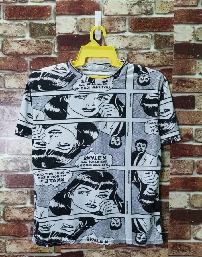 Thrasher Cartoon Anime Full Print Comic Thraser Polyster Material Size US M / EU 48-50 / 2 - 2 Thumbnail