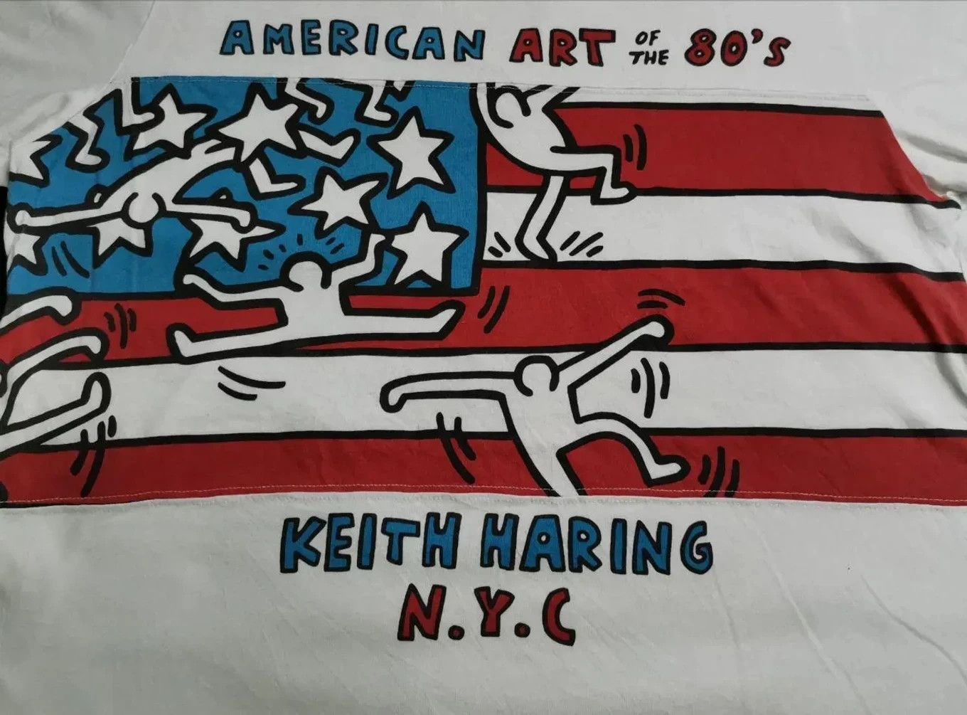 Keith Haring × Vintage Keith Haring Shirt American art of the 80's Size US L / EU 52-54 / 3 - 2 Thumbnail