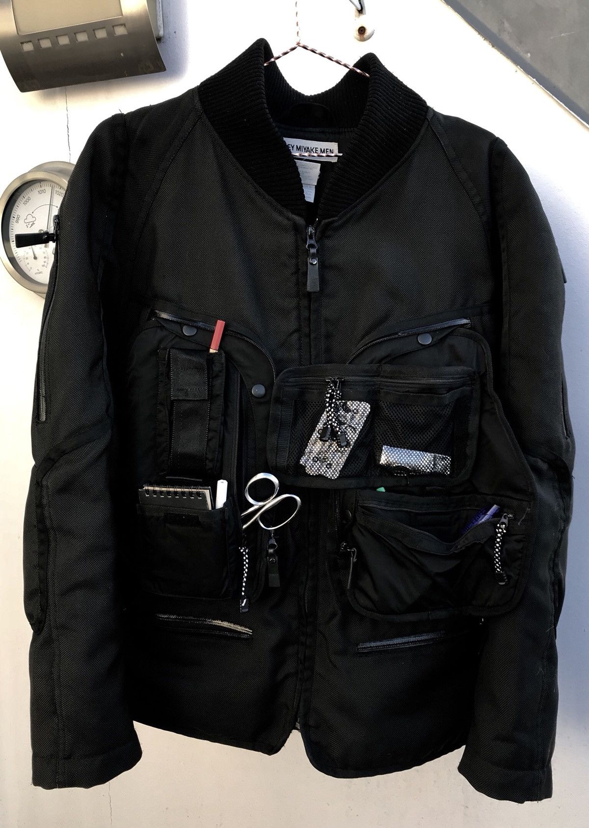 Issey Miyake Cyber Space Suit Cargo Coat AW2000 Size US XXL / EU 58 / 5 - 3 Thumbnail
