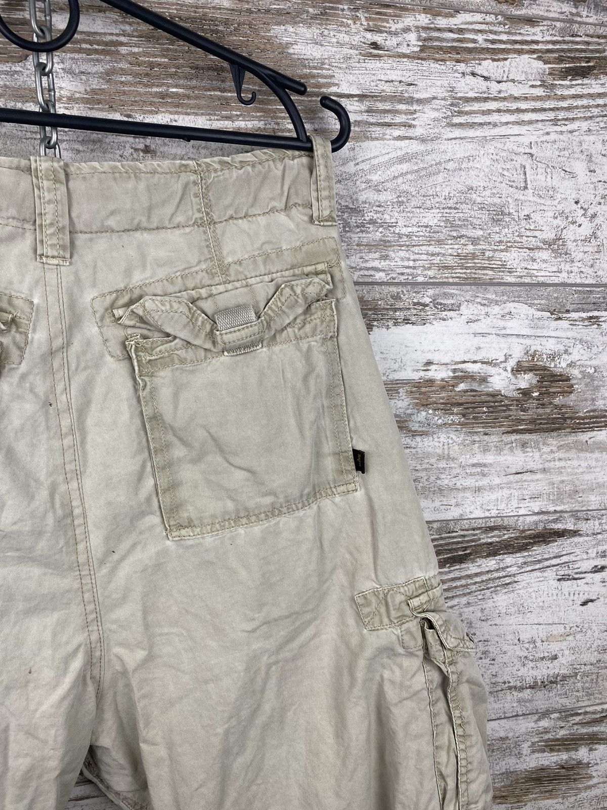 Alpha Industries × Vintage Mens Vintage Cargo Shorts Alpha Industries y2k rare drip Size US 38 / EU 54 - 11 Thumbnail