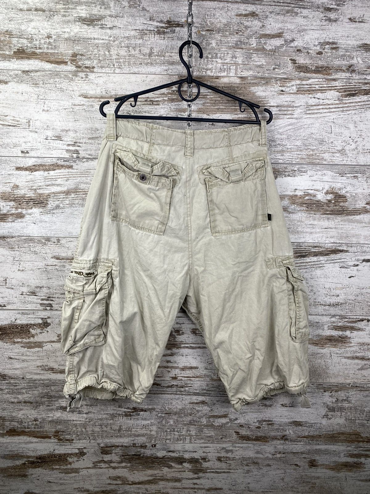 Alpha Industries × Vintage Mens Vintage Cargo Shorts Alpha Industries y2k rare drip Size US 38 / EU 54 - 9 Thumbnail