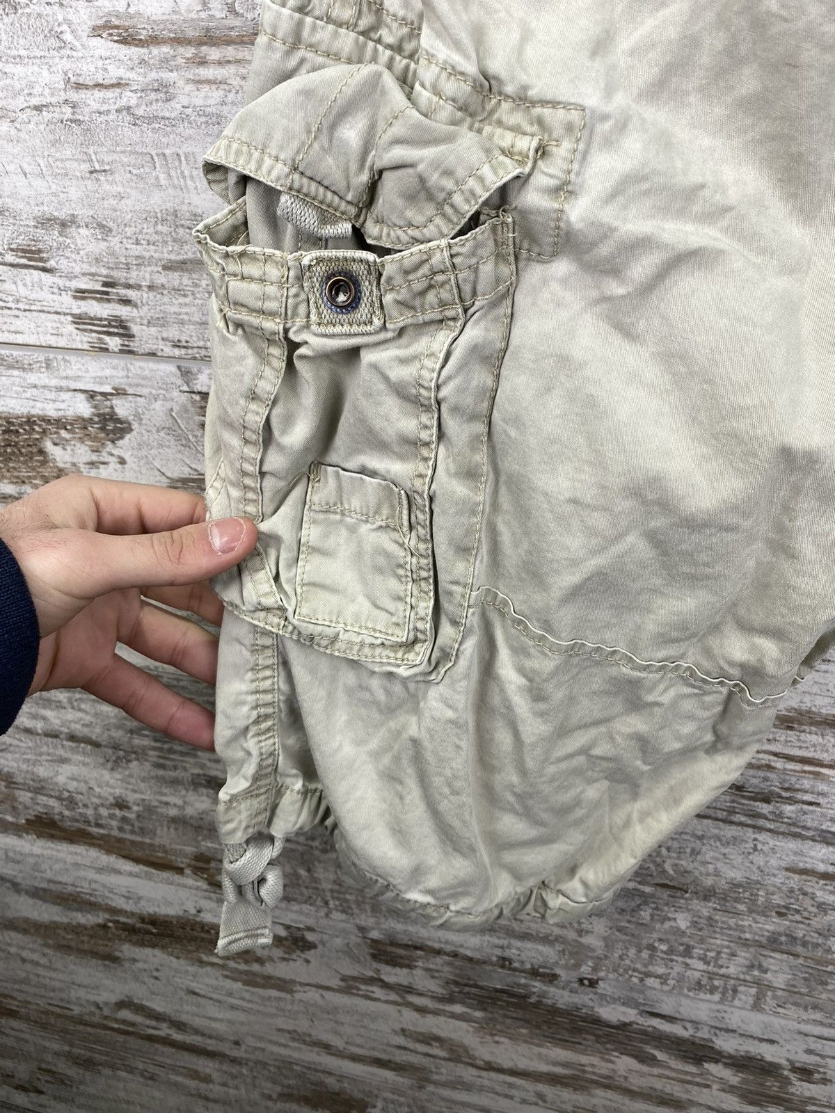 Alpha Industries × Vintage Mens Vintage Cargo Shorts Alpha Industries y2k rare drip Size US 38 / EU 54 - 3 Thumbnail