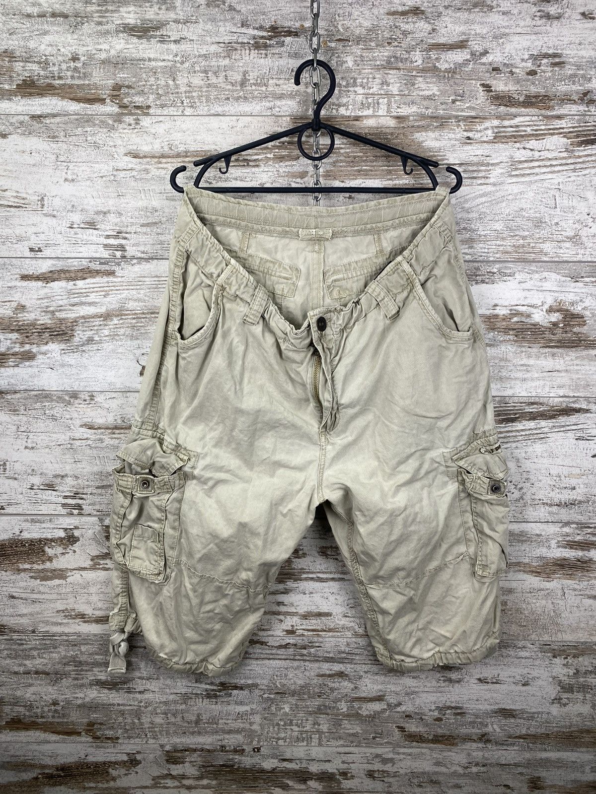 Alpha Industries × Vintage Mens Vintage Cargo Shorts Alpha Industries y2k rare drip Size US 38 / EU 54 - 2 Thumbnail
