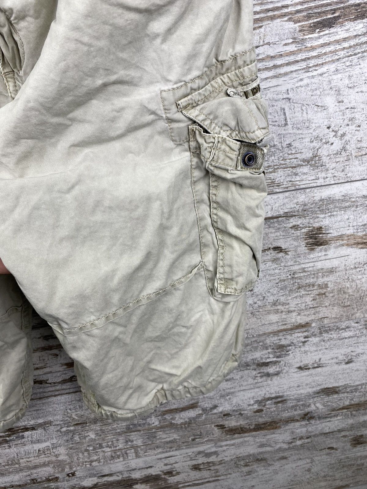 Alpha Industries × Vintage Mens Vintage Cargo Shorts Alpha Industries y2k rare drip Size US 38 / EU 54 - 4 Thumbnail
