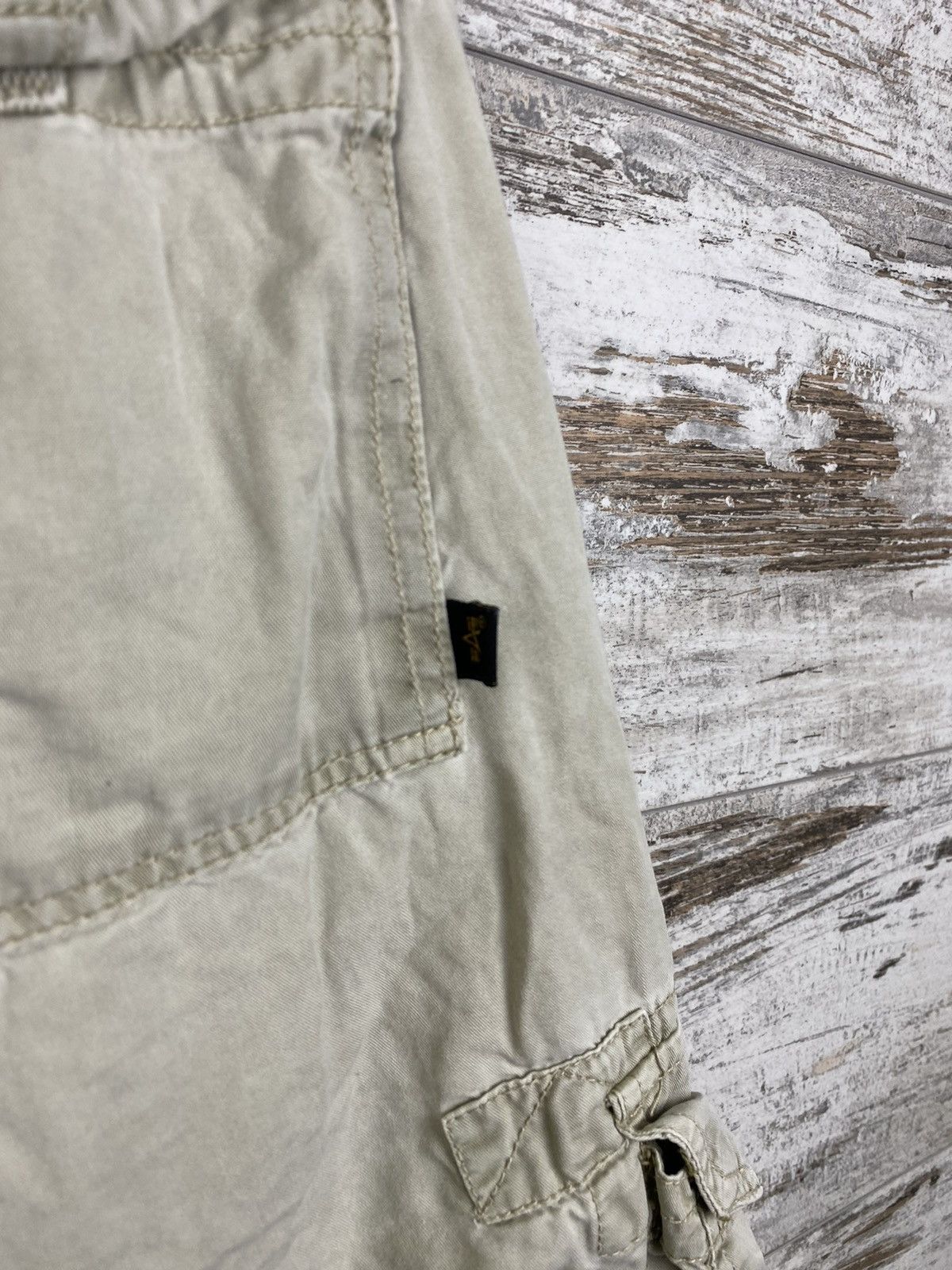 Alpha Industries × Vintage Mens Vintage Cargo Shorts Alpha Industries y2k rare drip Size US 38 / EU 54 - 12 Thumbnail