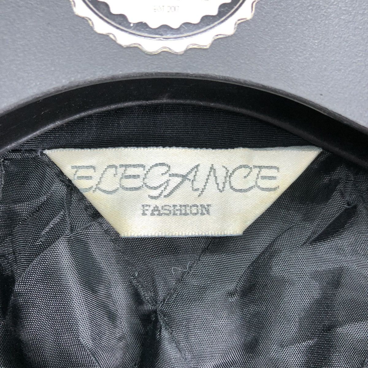 Japanese Brand Vintage 90's Patchwork Zipper Jacket by Elegance Size S / US 4 / IT 40 - 14 Thumbnail