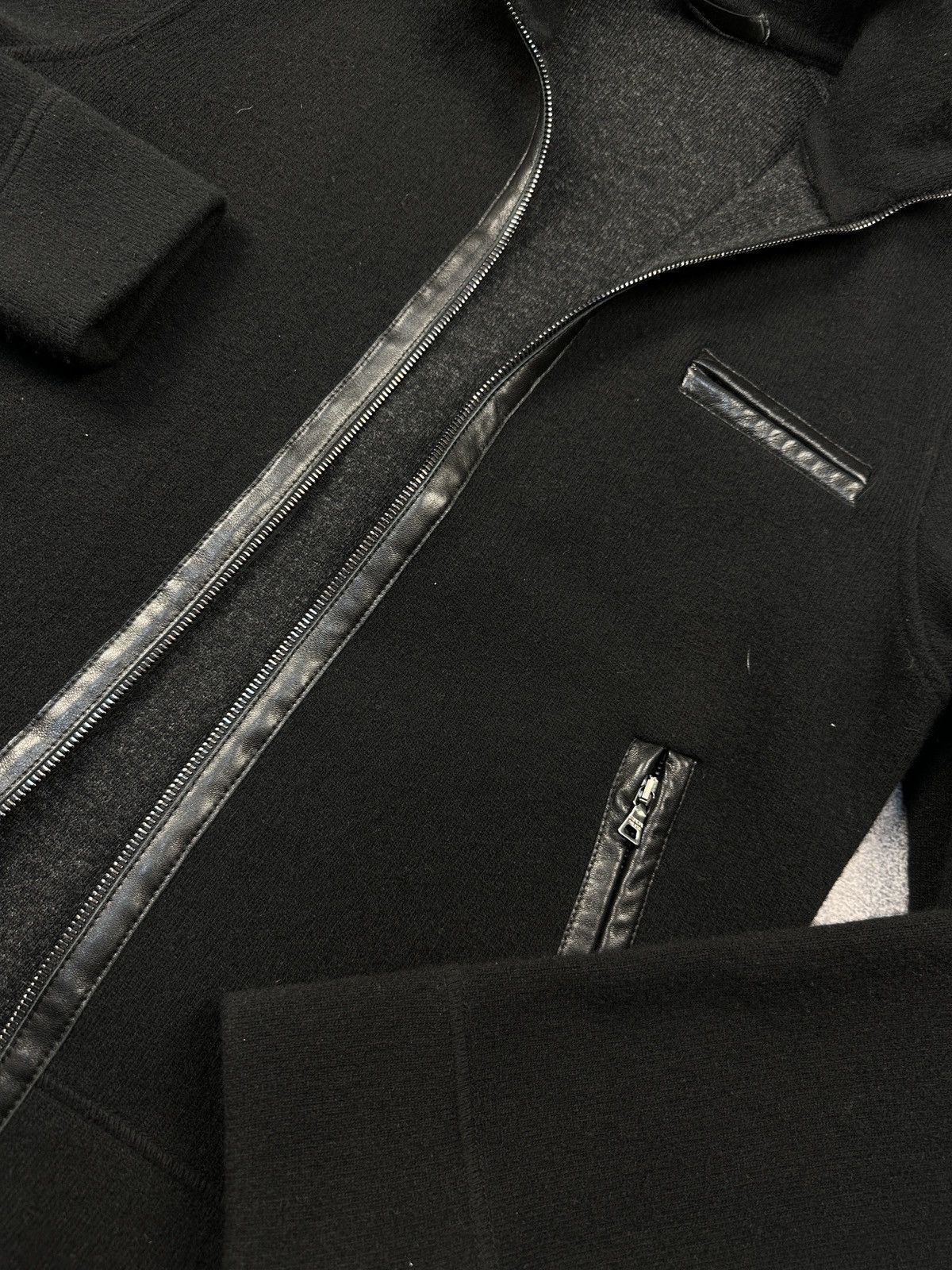 Prada Prada Jacket Wool Cashmere Cardigan Zip Sweater Man Black Size US M / EU 48-50 / 2 - 5 Thumbnail