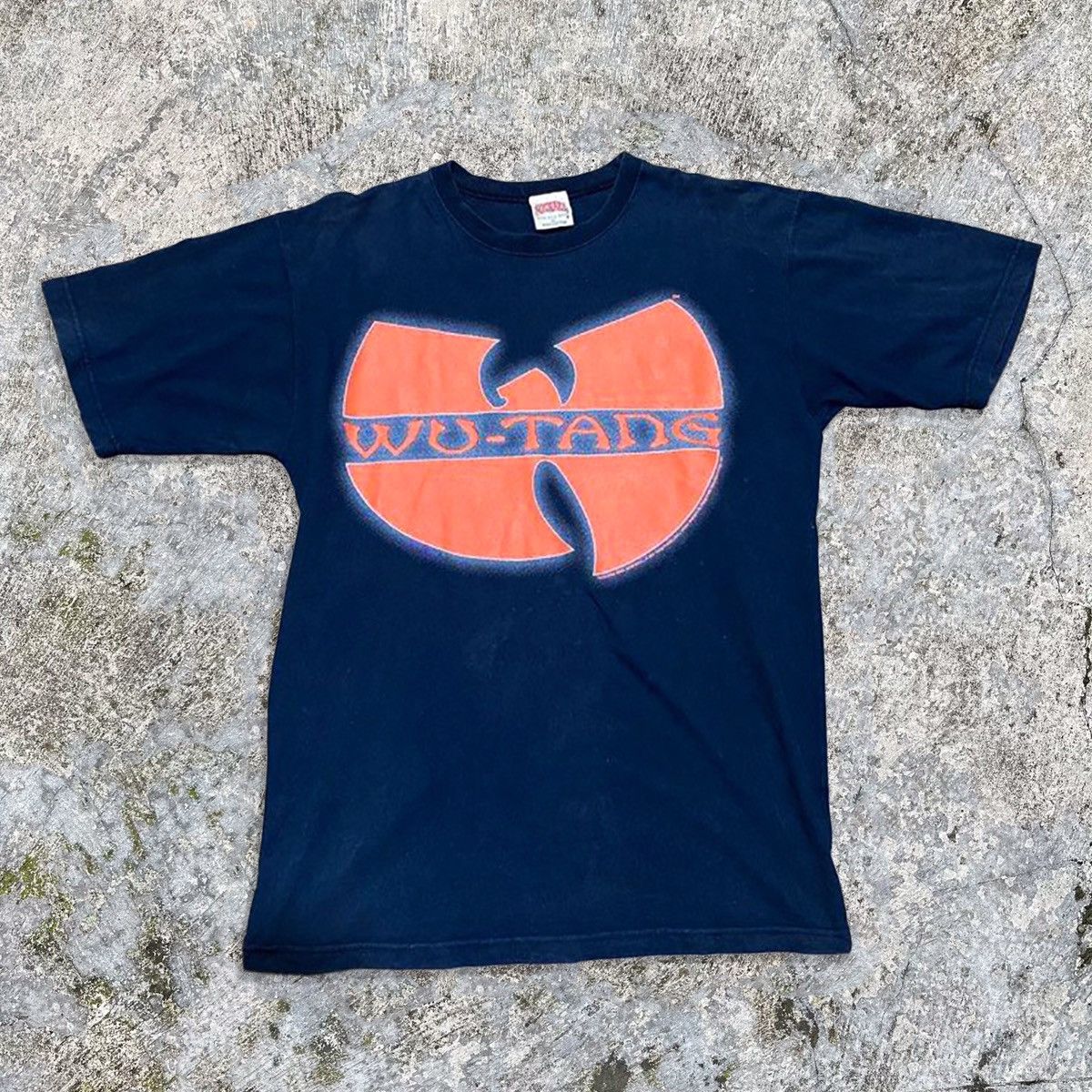 WU-TANG CLAN Rap T-shirt, Men's L size cotton black type Vintage Second Hand
