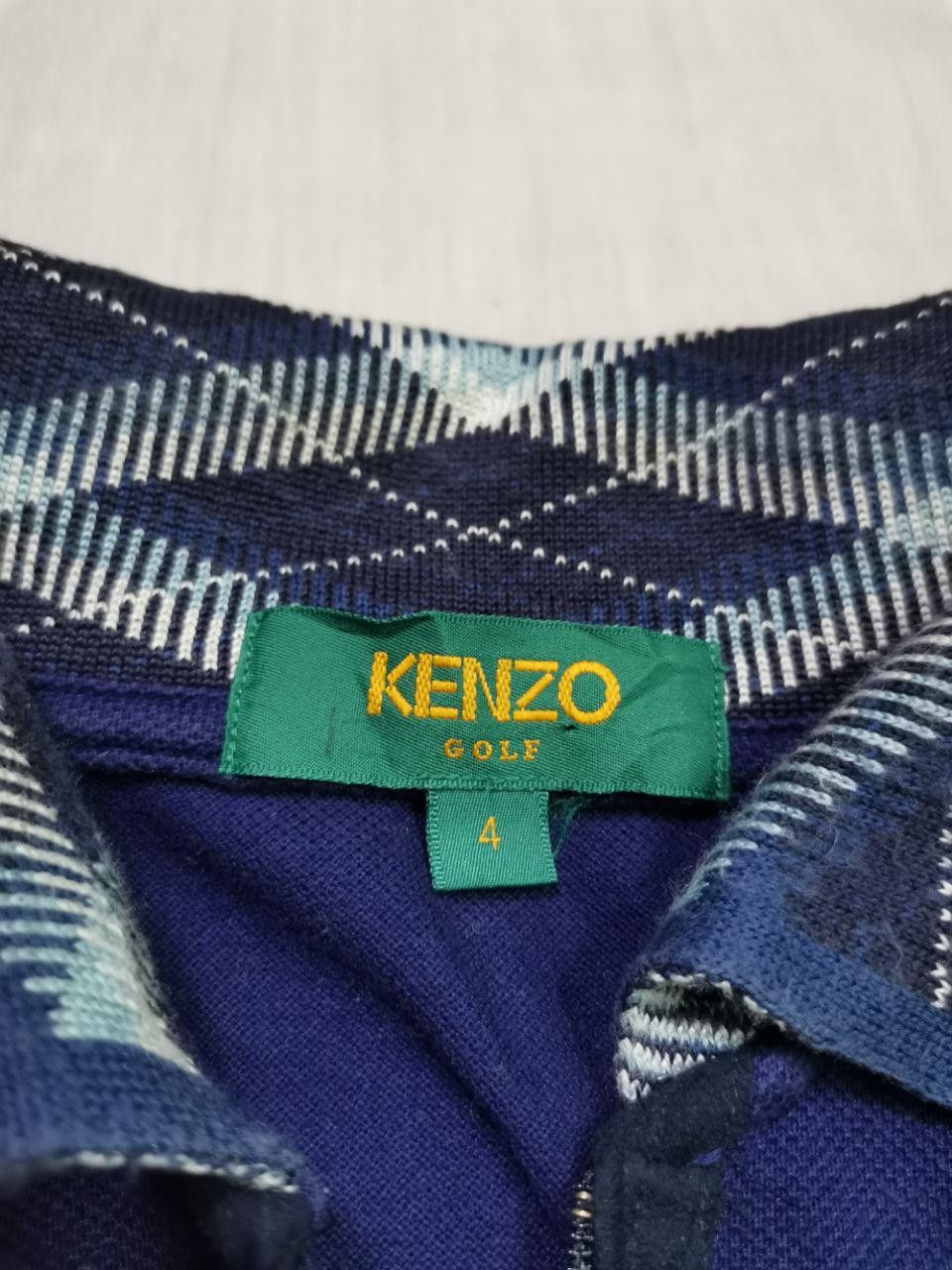 Japanese Brand × Kenzo KENZO GOLF Polo Shirt Men Large Red Vintage 1990's Size US XL / EU 56 / 4 - 3 Thumbnail