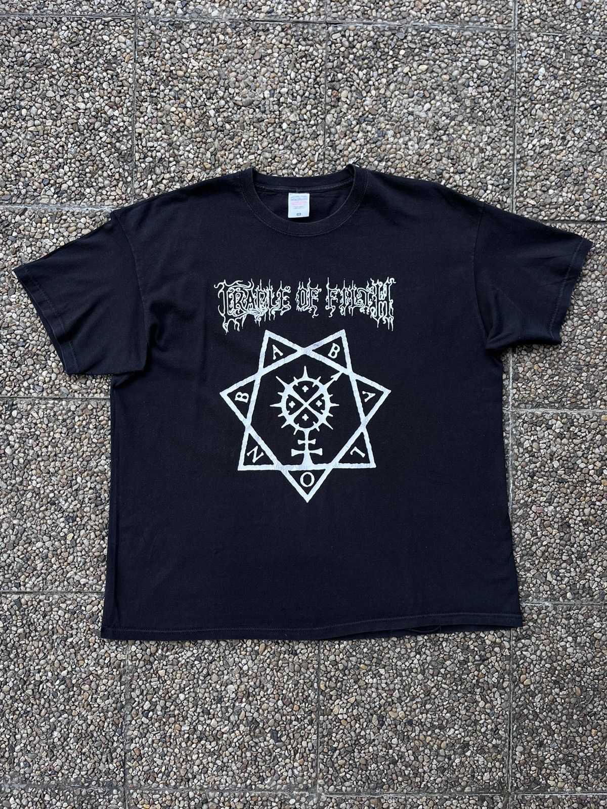 Band Tees × Vintage Cradle Of Filth Babalon Vintage Gothic Metal Band Music Tee Size US XXL / EU 58 / 5 - 1 Thumbnail
