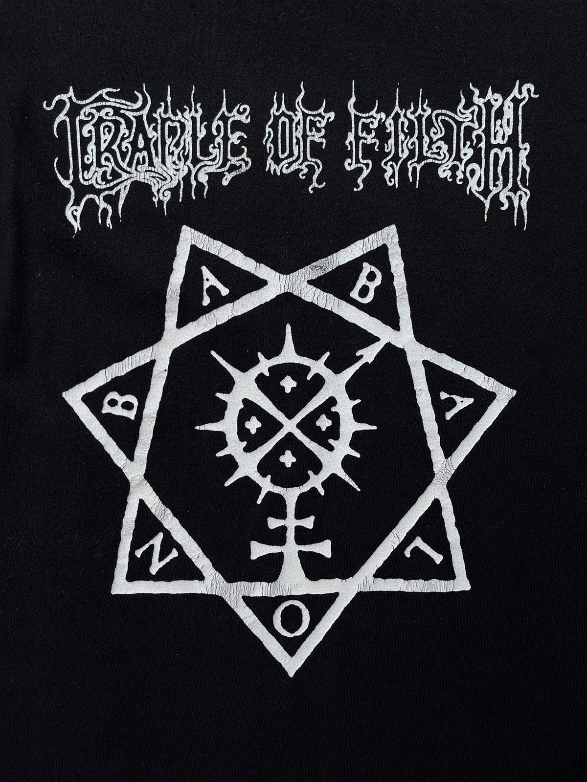Band Tees × Vintage Cradle Of Filth Babalon Vintage Gothic Metal Band Music Tee Size US XXL / EU 58 / 5 - 2 Thumbnail