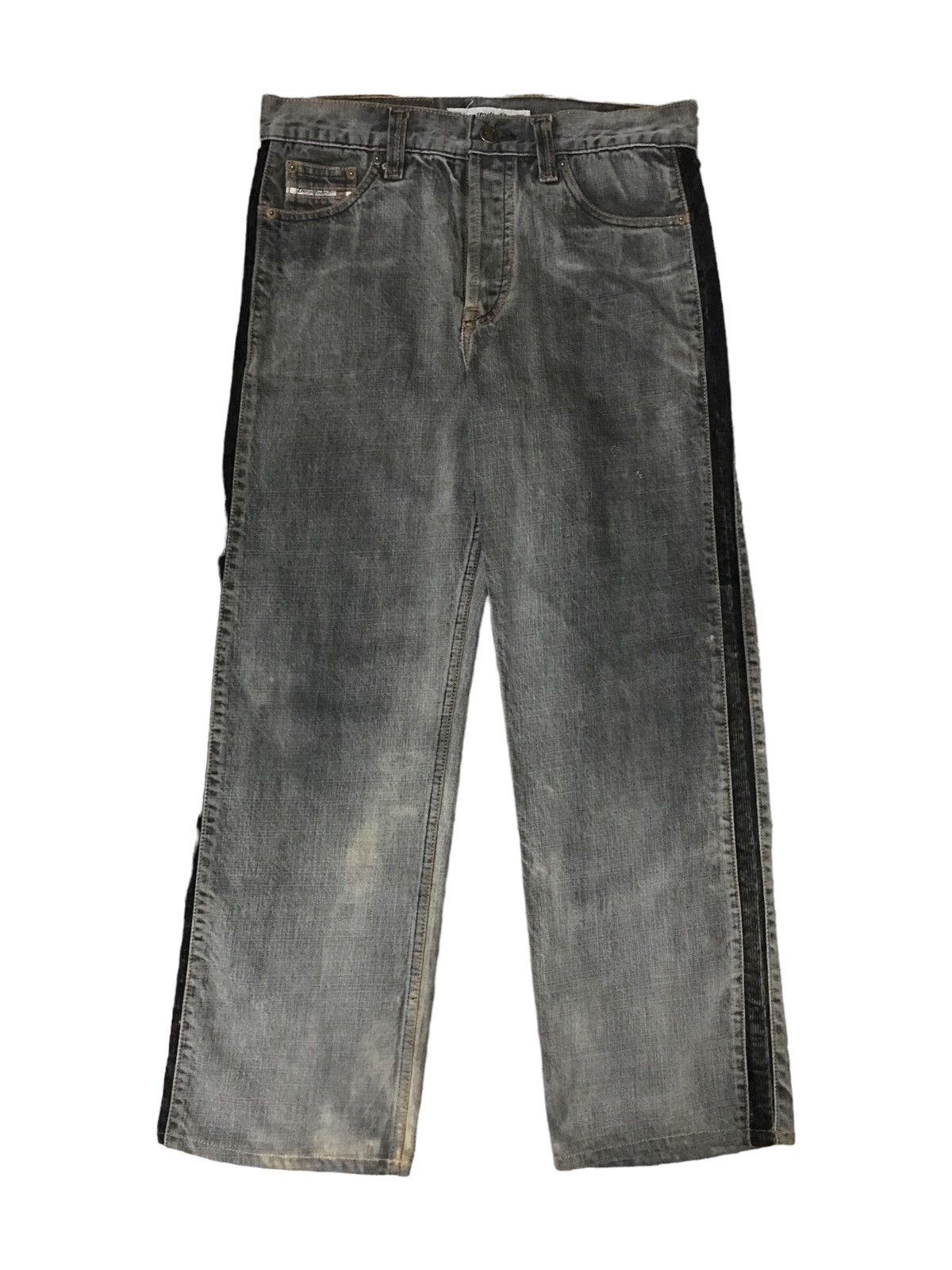 Diesel Industry Corduroy Pants, Made in Italy, Men's, Size W34 cotton Beige type Vintage Second Hand