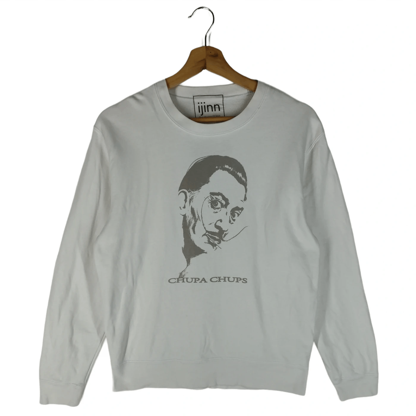 image of Vintage Ijinn The Master Of Man × Chupa Chups Sweatshirts in White, Men's (Size Small)