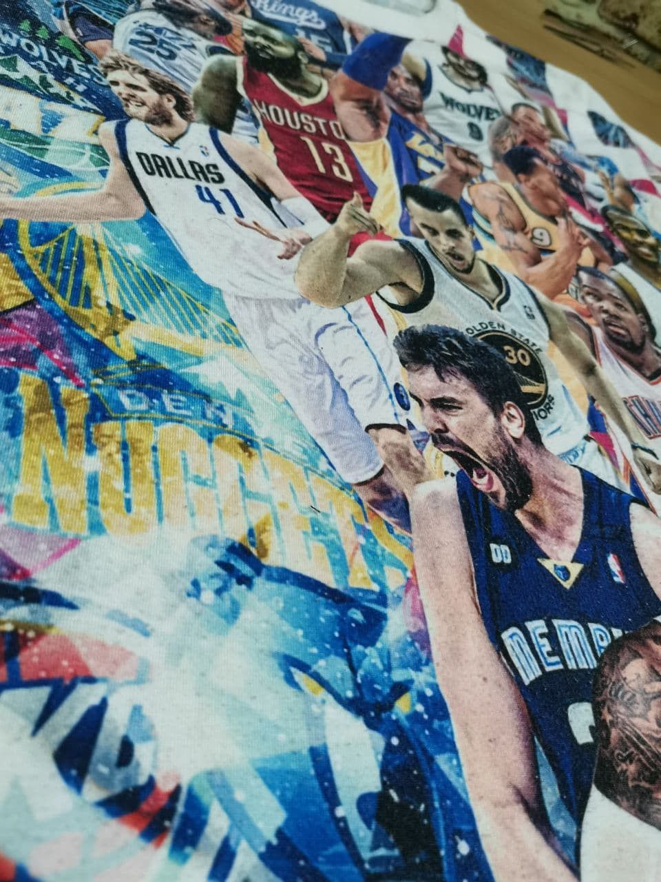 Japanese Brand × NBA NBA fullprint vintage Player Size US M / EU 48-50 / 2 - 5 Thumbnail