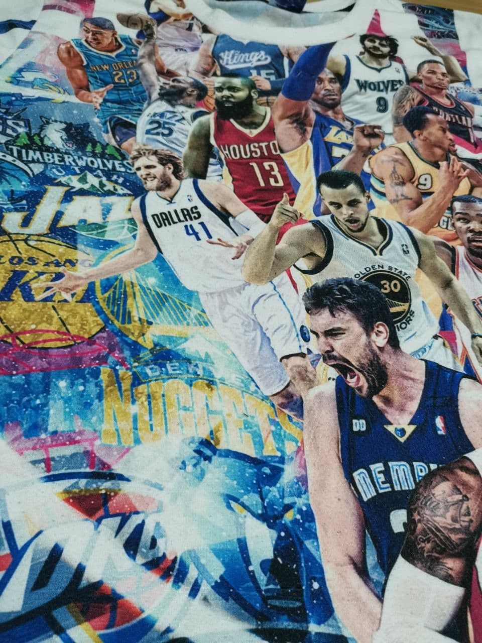 Japanese Brand × NBA NBA fullprint vintage Player Size US M / EU 48-50 / 2 - 6 Thumbnail