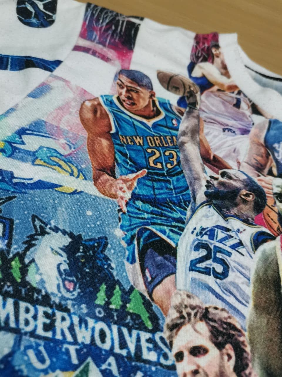 Japanese Brand × NBA NBA fullprint vintage Player Size US M / EU 48-50 / 2 - 4 Thumbnail