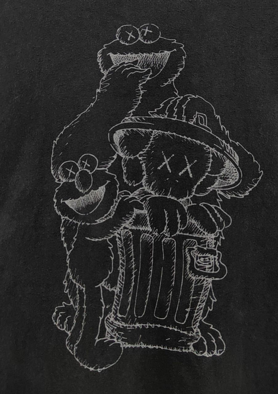 Cartoon Network × Kaws × Original Fake Kaws x SesameStreet Collaboration Flayed Tee Size US M / EU 48-50 / 2 - 1 Thumbnail