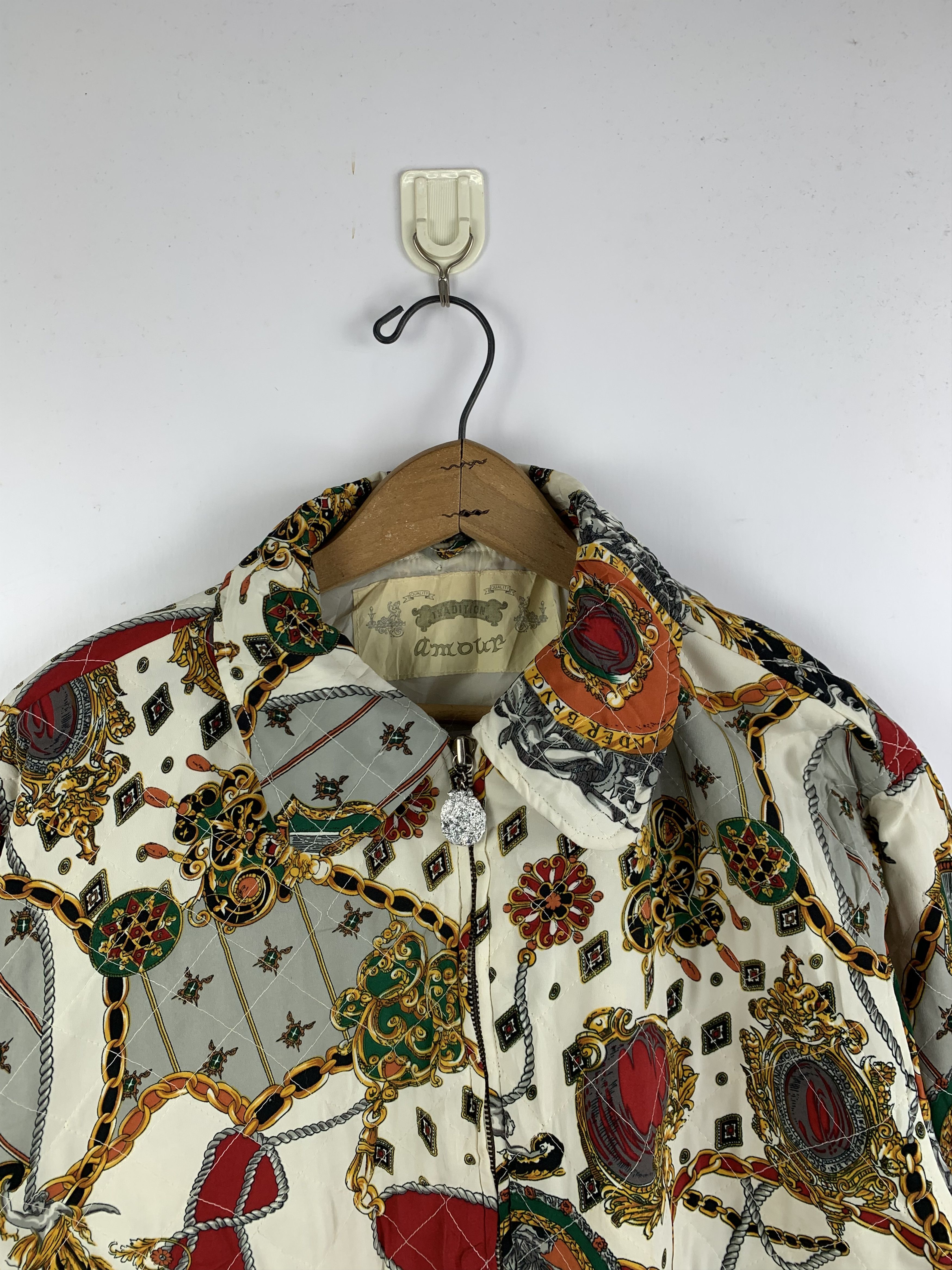 Japanese Brand × Vintage Vintage Japanese Brand Multicolour Bomber Jacket J1643 Size US L / EU 52-54 / 3 - 2 Thumbnail