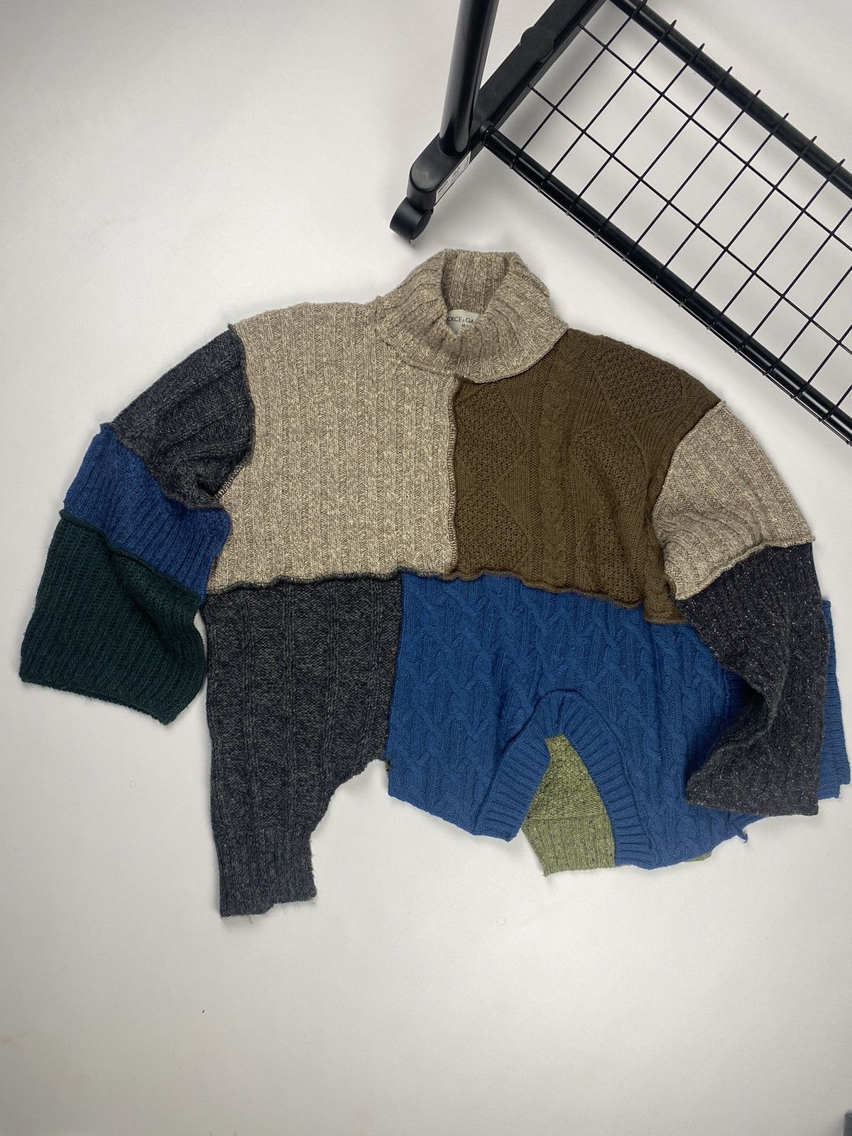 image of Dolce Gabbana 80's Maglie Reconstructed Sweater Cardigan, Men's (Size Large)