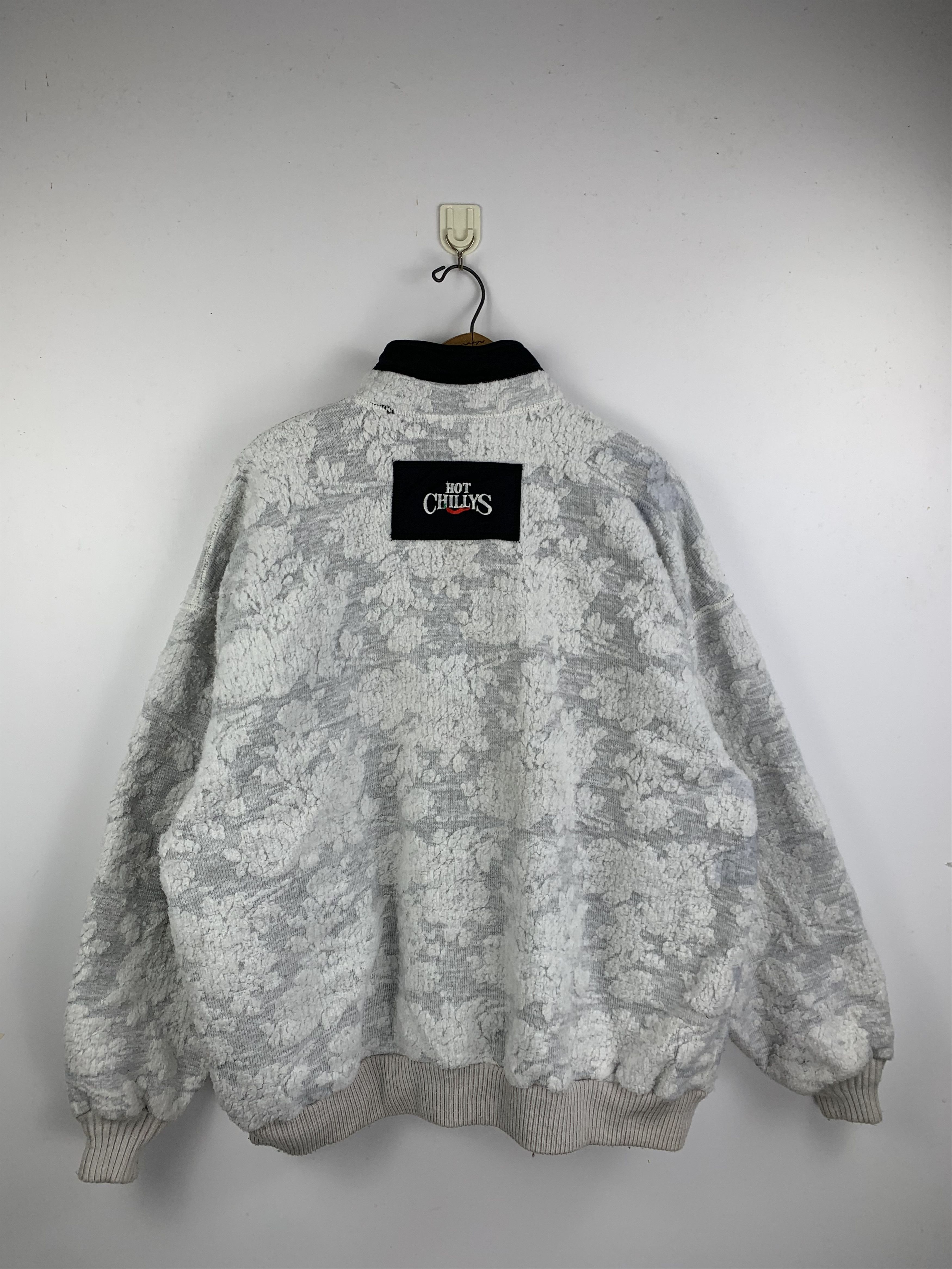 Japanese Brand Vintage 90s Hot Chilys Bomber Fleece Jacket J1642 Size US L / EU 52-54 / 3 - 3 Thumbnail