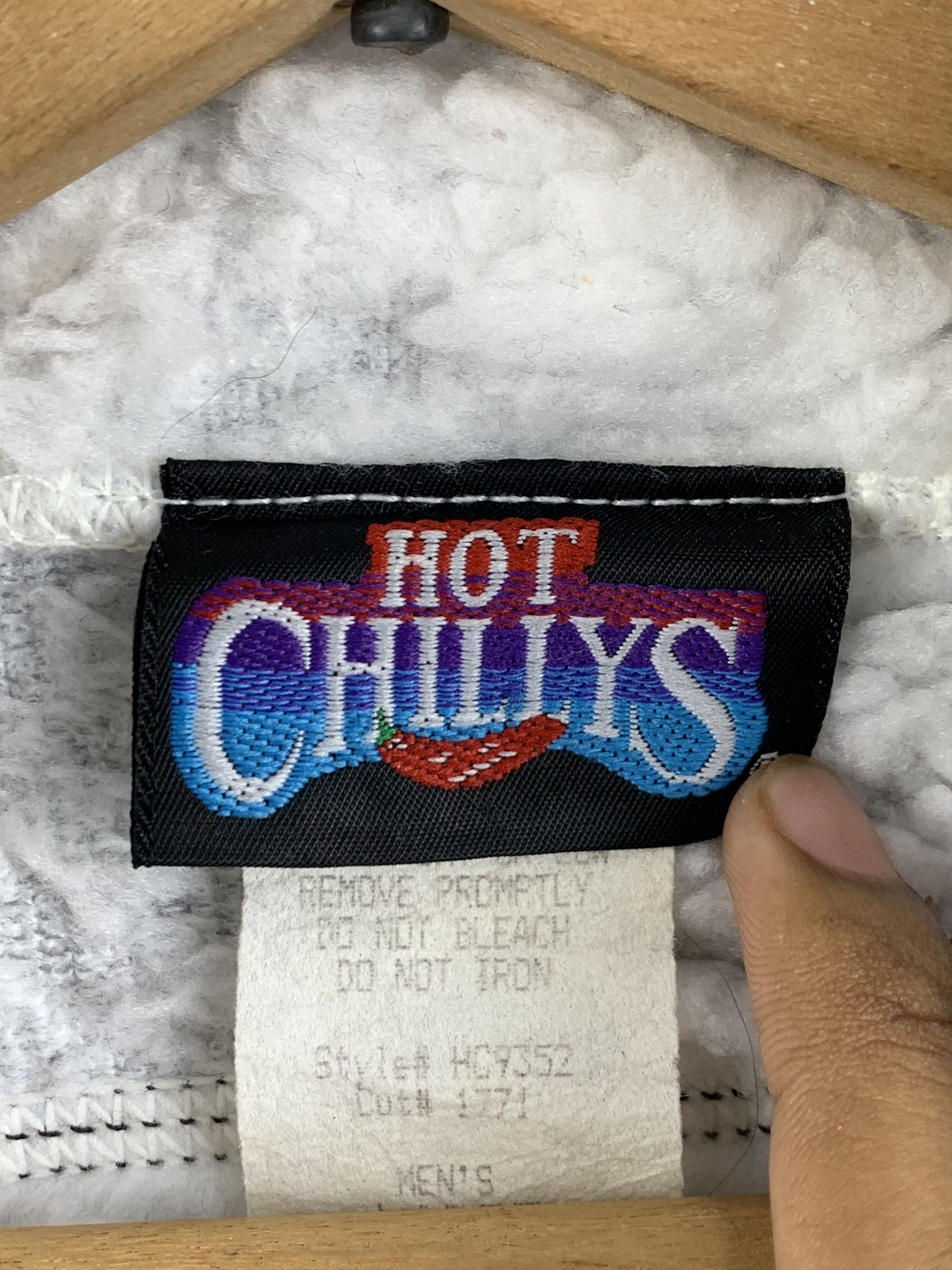 Japanese Brand Vintage 90s Hot Chilys Bomber Fleece Jacket J1642 Size US L / EU 52-54 / 3 - 5 Thumbnail