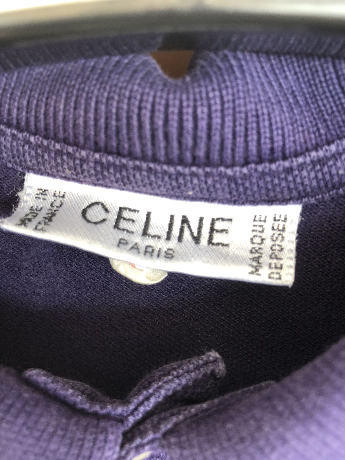 Celine Celine small logo polos shirt 👕 Size US S / EU 44-46 / 1 - 4 Thumbnail