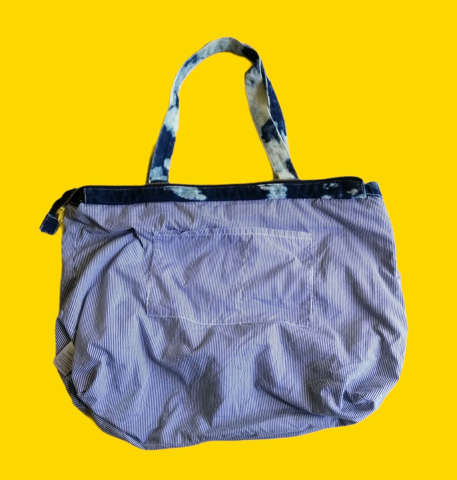 Japanese Brand Blue B Neo Denim Tie Dye Tote Bag Size ONE SIZE - 7 Thumbnail