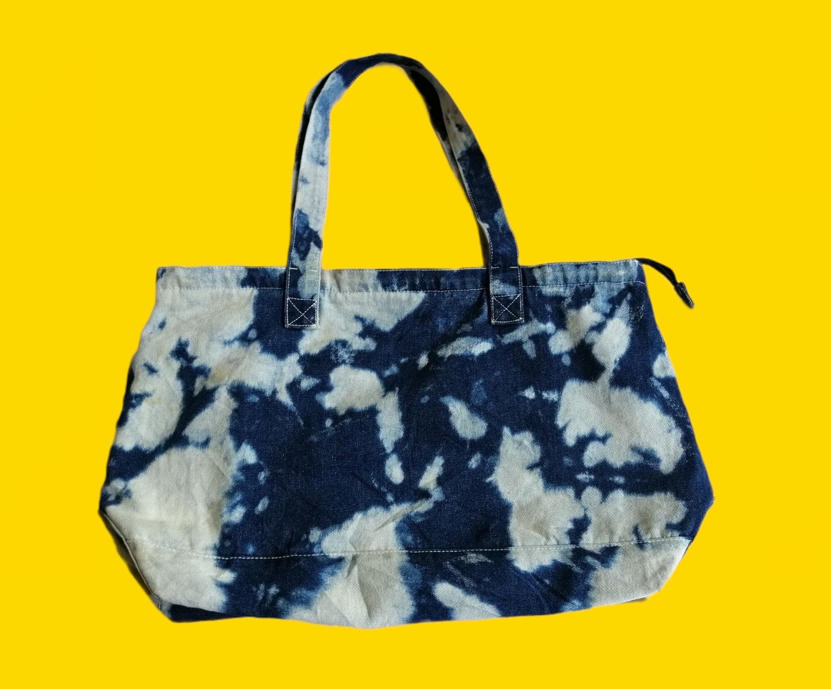 Japanese Brand Blue B Neo Denim Tie Dye Tote Bag Size ONE SIZE - 2 Thumbnail