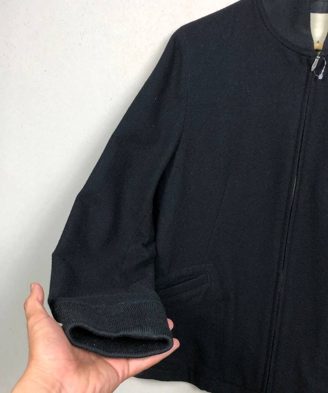 Yohji Yamamoto Yohji Yamamoto Wool Cotton Black Jacket Multipocket Size US L / EU 52-54 / 3 - 8 Thumbnail