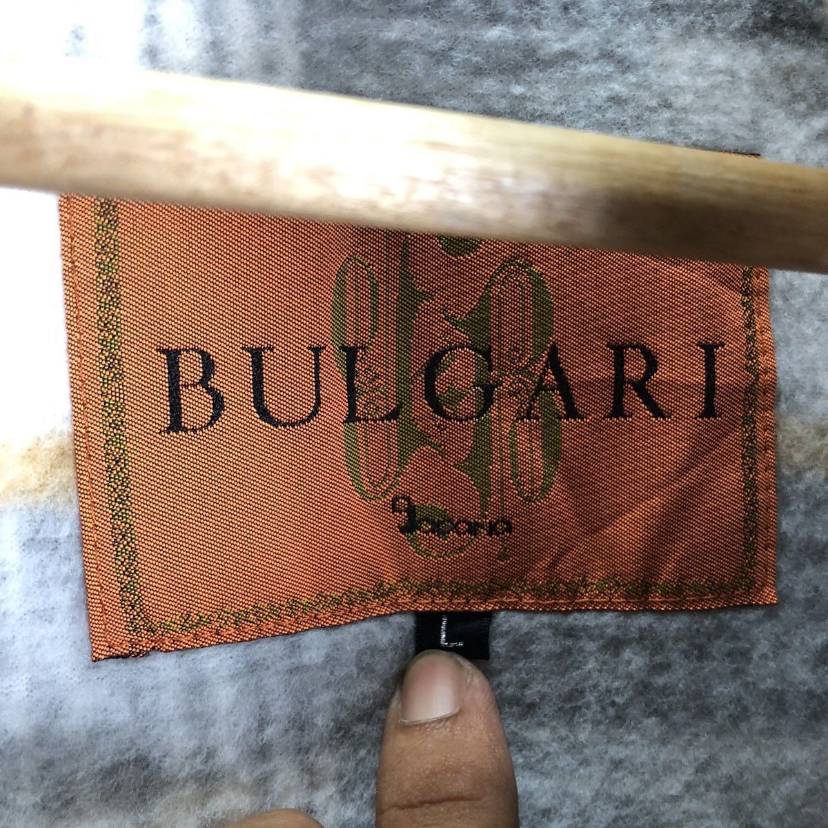 Bvlgari 🔥Rare Vtg Bulgari Spellout Hooded Jacket Pacthwork Style Size US XL / EU 56 / 4 - 13 Thumbnail