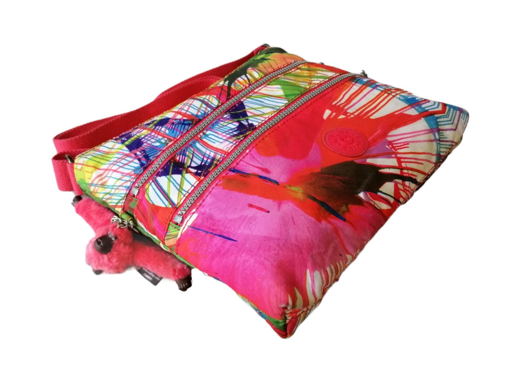 Japanese Brand Kipling Alvar Beach Print Crossbody Bags Size ONE SIZE - 3 Thumbnail