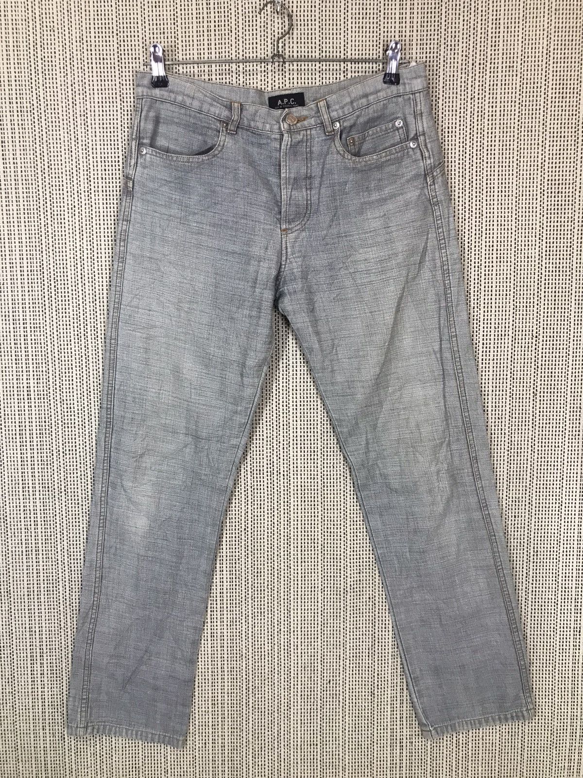 A.P.C. ‼️A.P.C RUE DE FLEURUS PARIS DENIM RARE PATTERN ‼️ Size US 31 - 2 Thumbnail