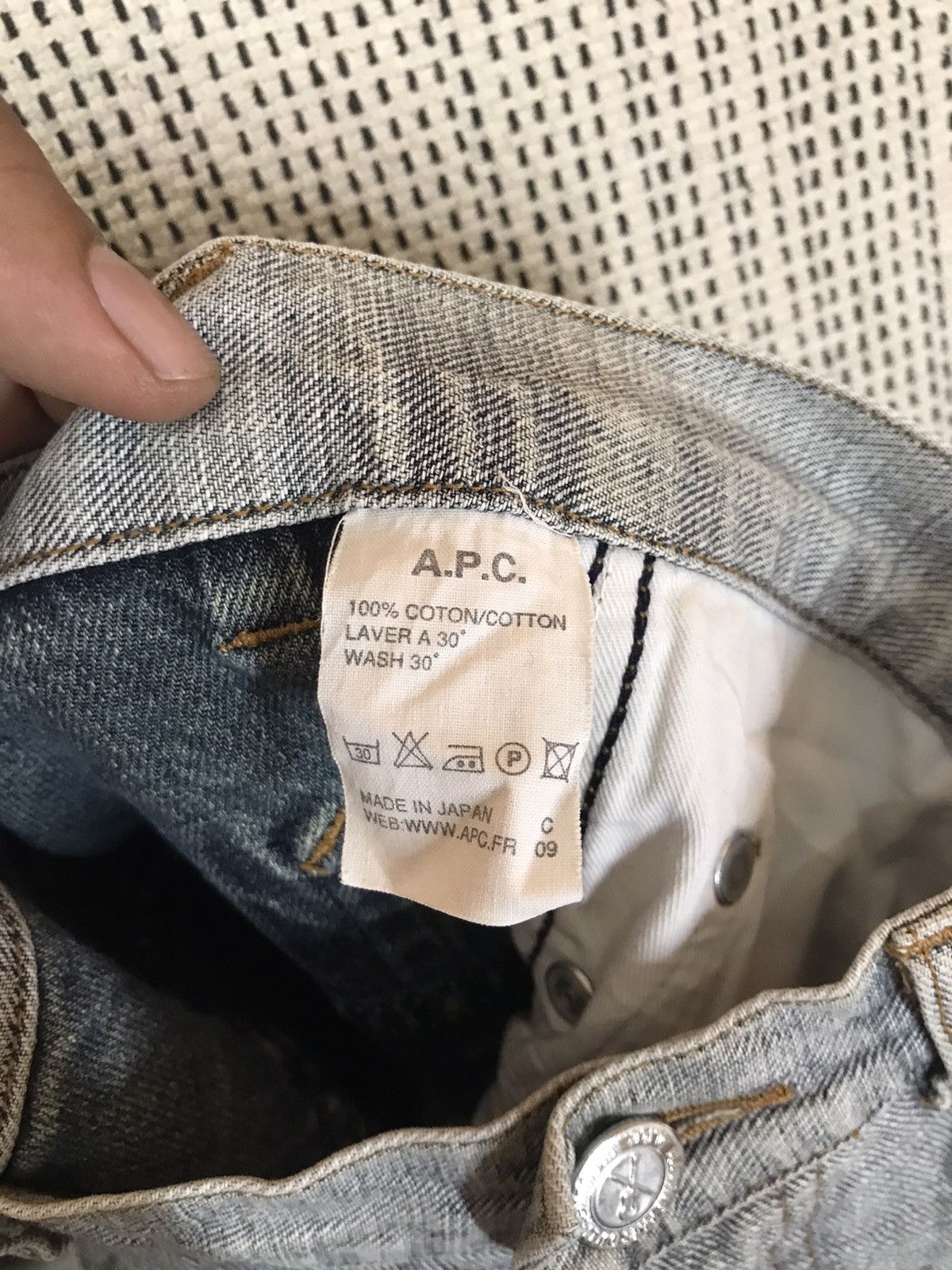 A.P.C. ‼️A.P.C RUE DE FLEURUS PARIS DENIM RARE PATTERN ‼️ Size US 31 - 10 Thumbnail