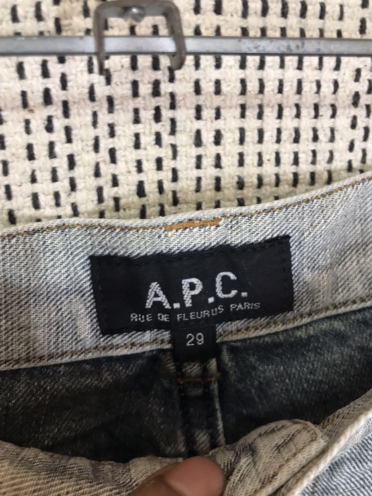 A.P.C. ‼️A.P.C RUE DE FLEURUS PARIS DENIM RARE PATTERN ‼️ Size US 31 - 5 Thumbnail