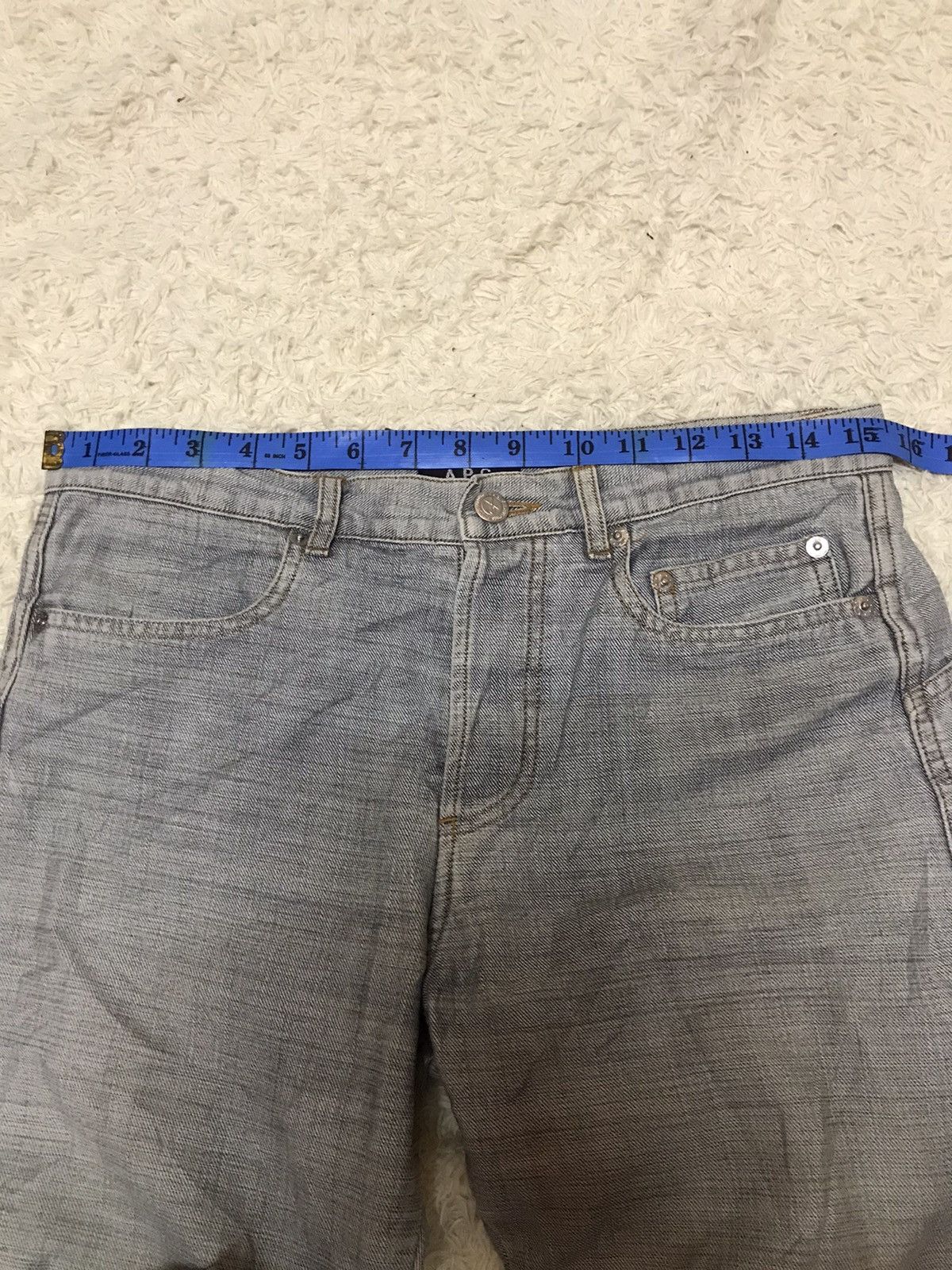 A.P.C. ‼️A.P.C RUE DE FLEURUS PARIS DENIM RARE PATTERN ‼️ Size US 31 - 13 Thumbnail