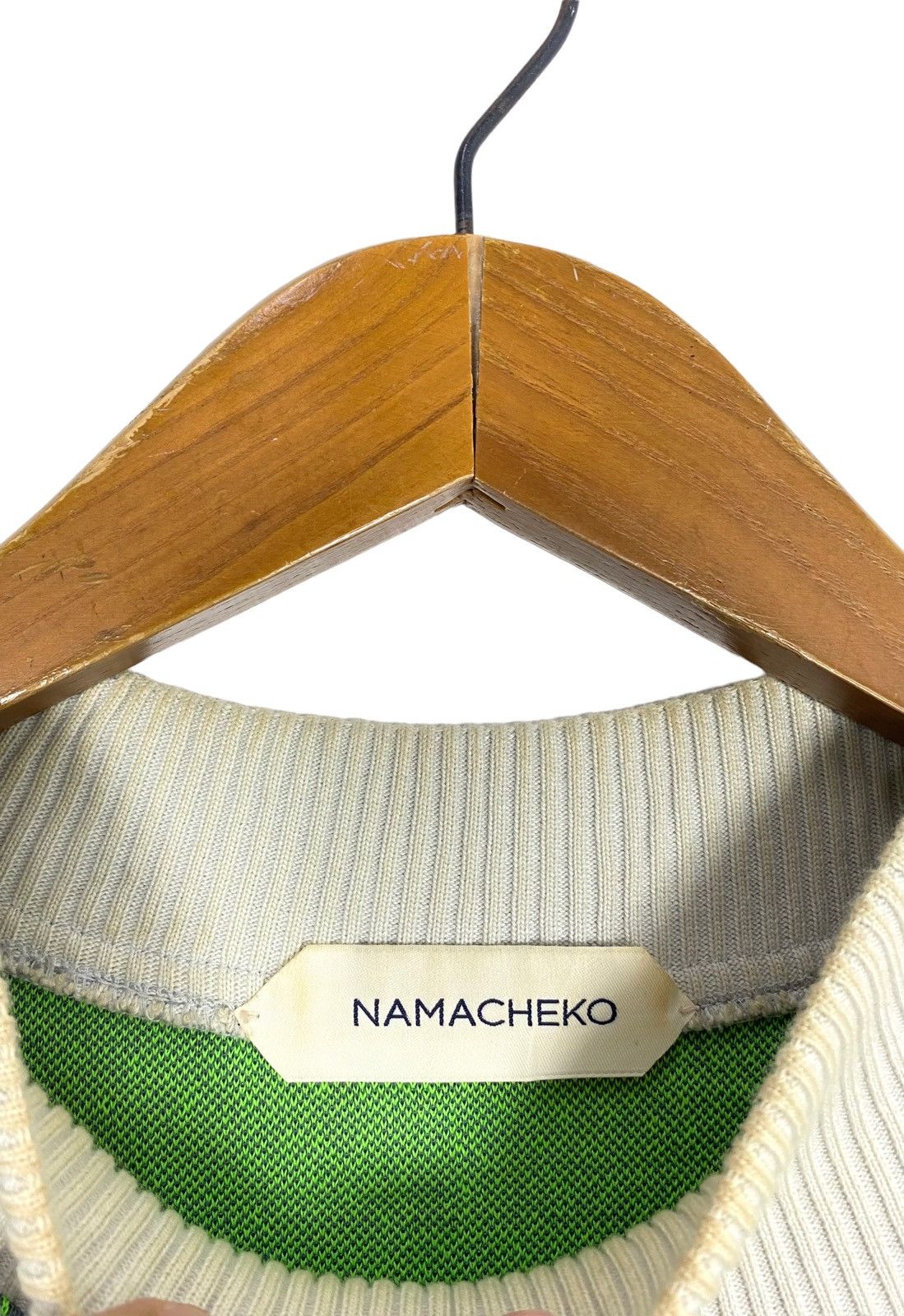 Namacheko FINALDROP Namacheko Green Oonga Short Sleeve Knit Sweatshirt Size M / US 6-8 / IT 42-44 - 7 Thumbnail