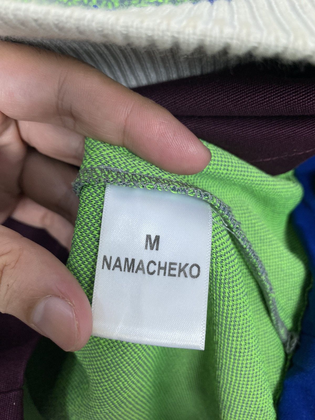 Namacheko FINALDROP Namacheko Green Oonga Short Sleeve Knit Sweatshirt Size M / US 6-8 / IT 42-44 - 8 Thumbnail