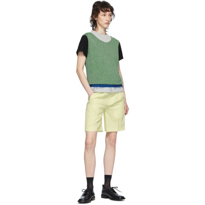 Namacheko FINALDROP Namacheko Green Oonga Short Sleeve Knit Sweatshirt Size M / US 6-8 / IT 42-44 - 2 Thumbnail