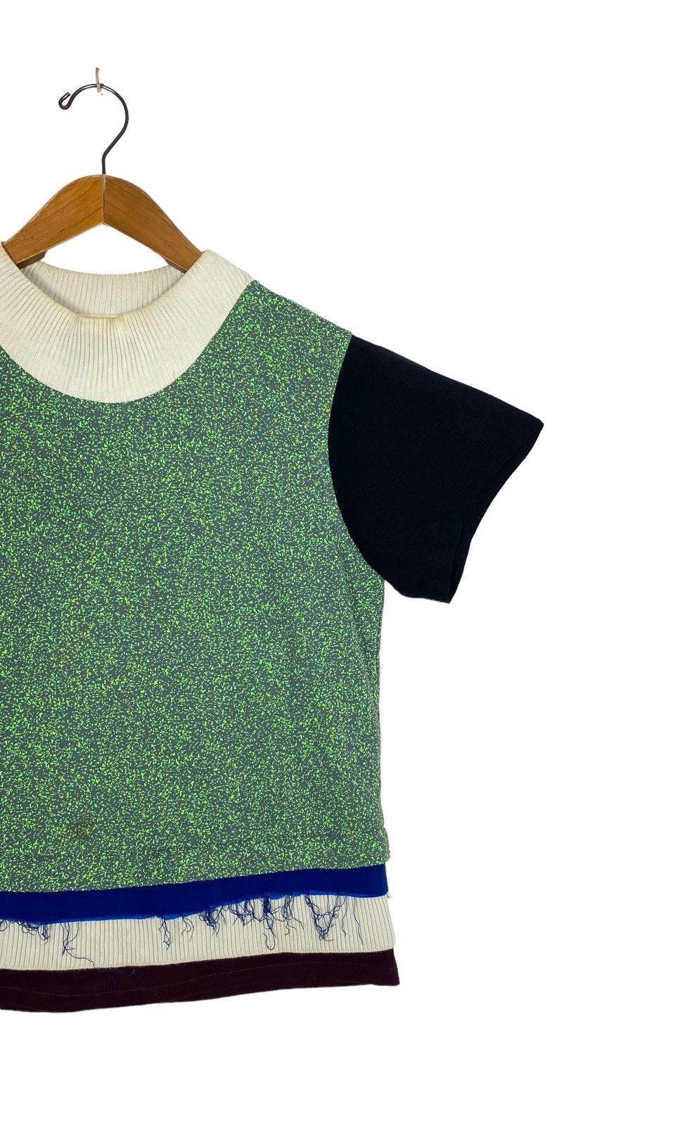 Namacheko FINALDROP Namacheko Green Oonga Short Sleeve Knit Sweatshirt Size M / US 6-8 / IT 42-44 - 5 Thumbnail