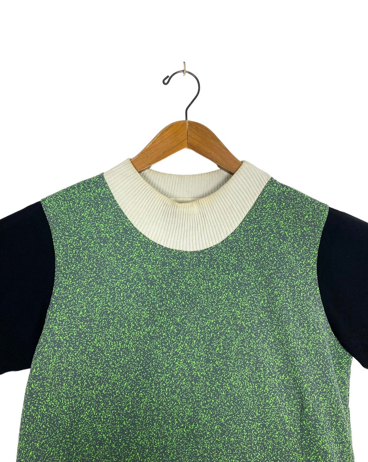 Namacheko FINALDROP Namacheko Green Oonga Short Sleeve Knit Sweatshirt Size M / US 6-8 / IT 42-44 - 6 Thumbnail