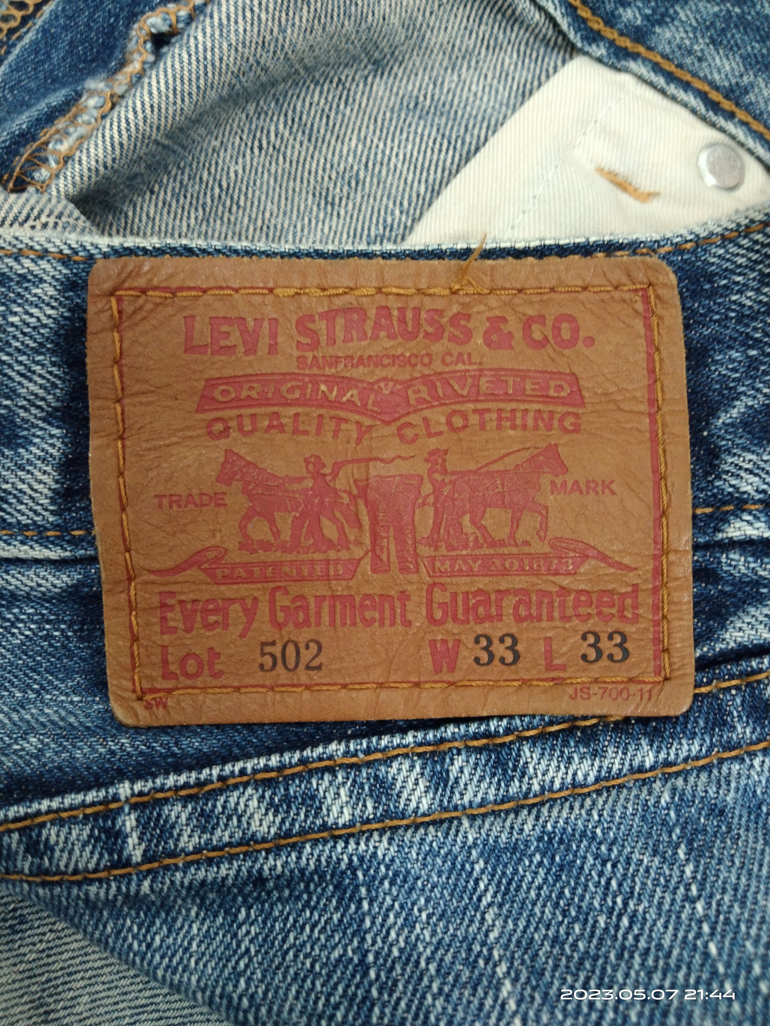 Levi's Vintage Clothing VINTAGE LEVIS 503 MADE IN JAPAN PACTHWORK Size US 32 / EU 48 - 11 Thumbnail