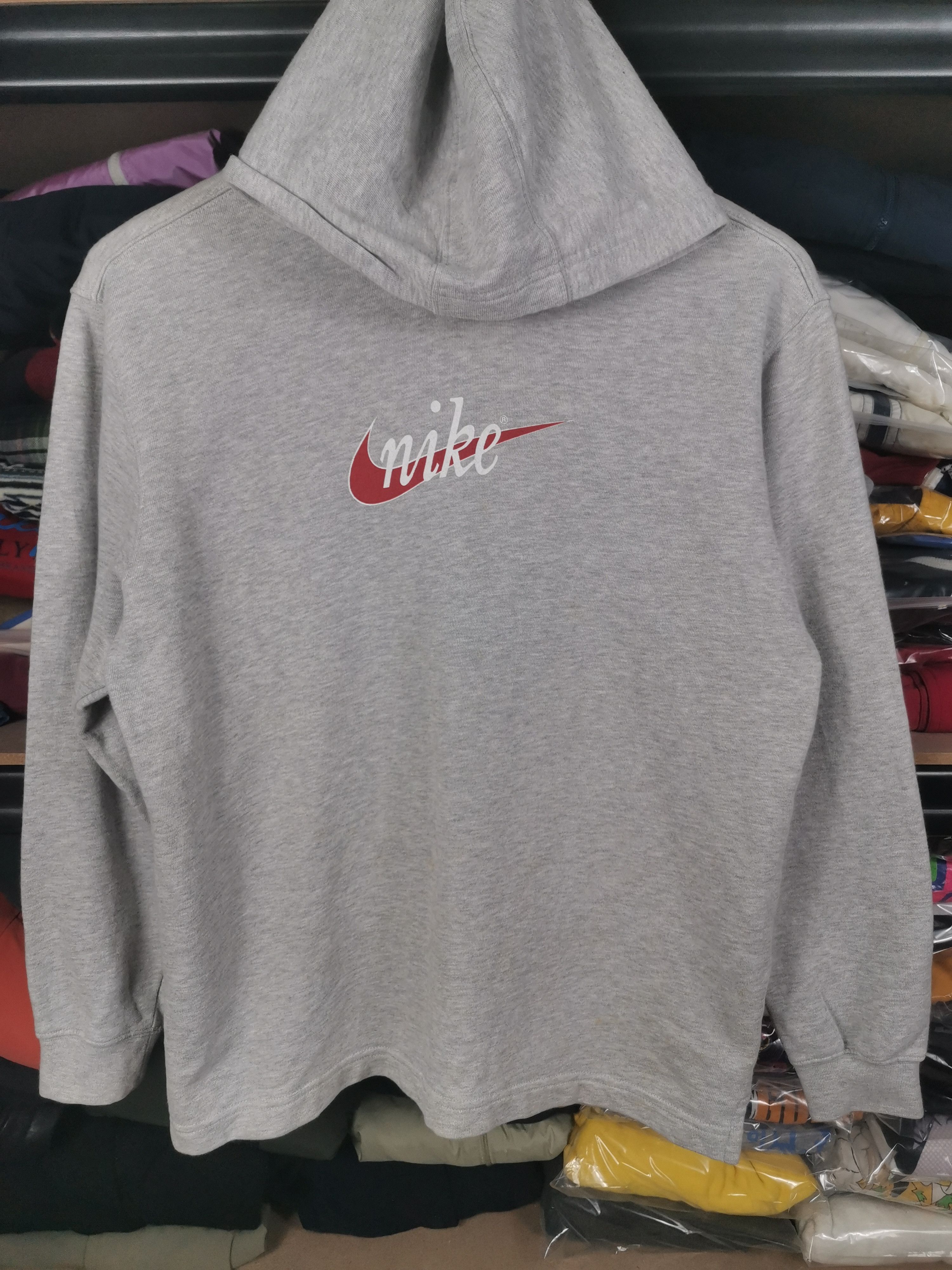 image of Nike Center Oregon Pullover Hoodie in Grey, Men's (Size Small)
