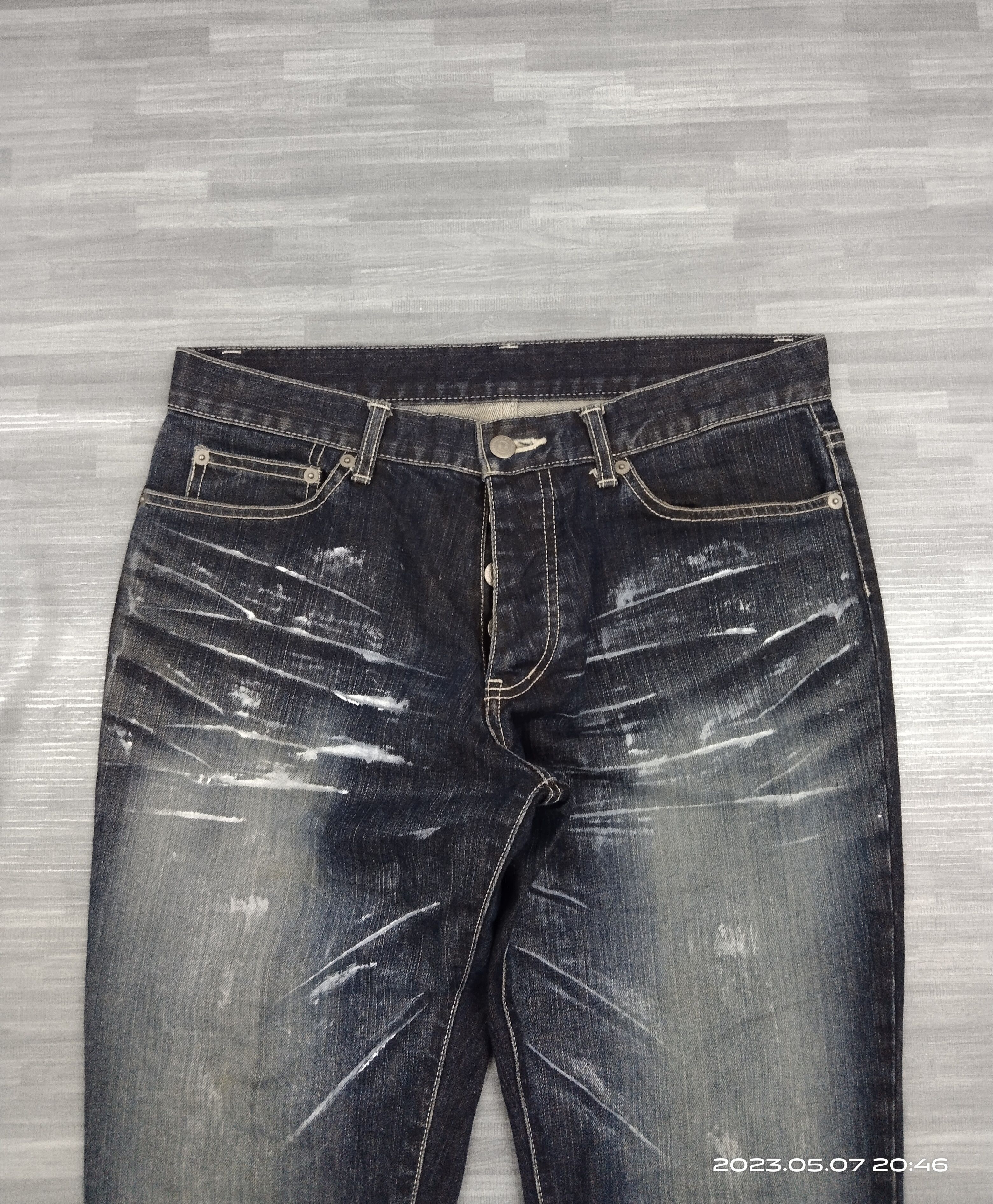 Tornado Mart FLARE SUPER SICK TORNADO MART JAPAN DENIM PANTS Size US 31 - 4 Thumbnail