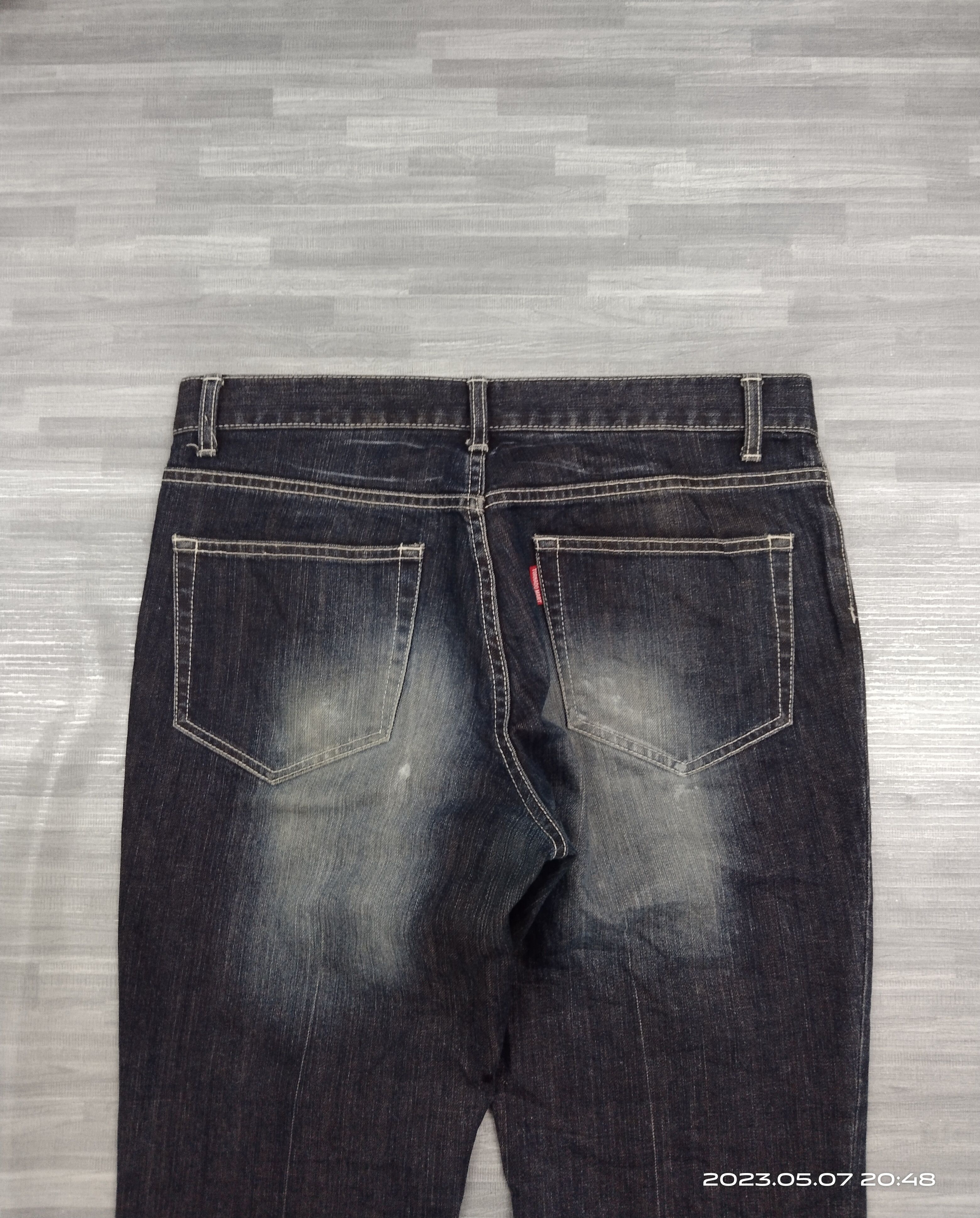 Tornado Mart FLARE SUPER SICK TORNADO MART JAPAN DENIM PANTS Size US 31 - 5 Thumbnail