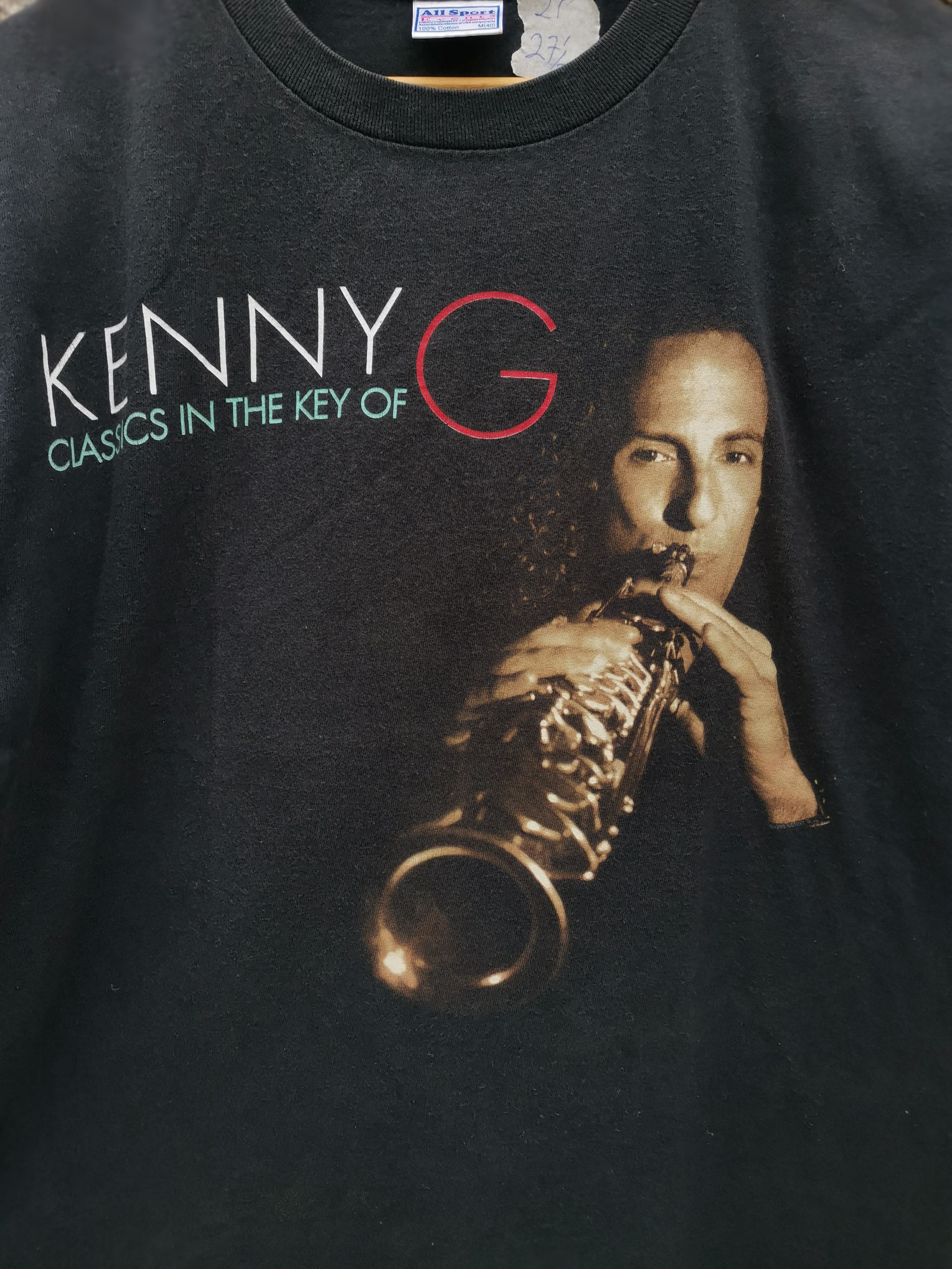 All Sport Vintage 90s Jazz Saxophonist Kenny G Band Tee Tshirt Size US M / EU 48-50 / 2 - 3 Thumbnail