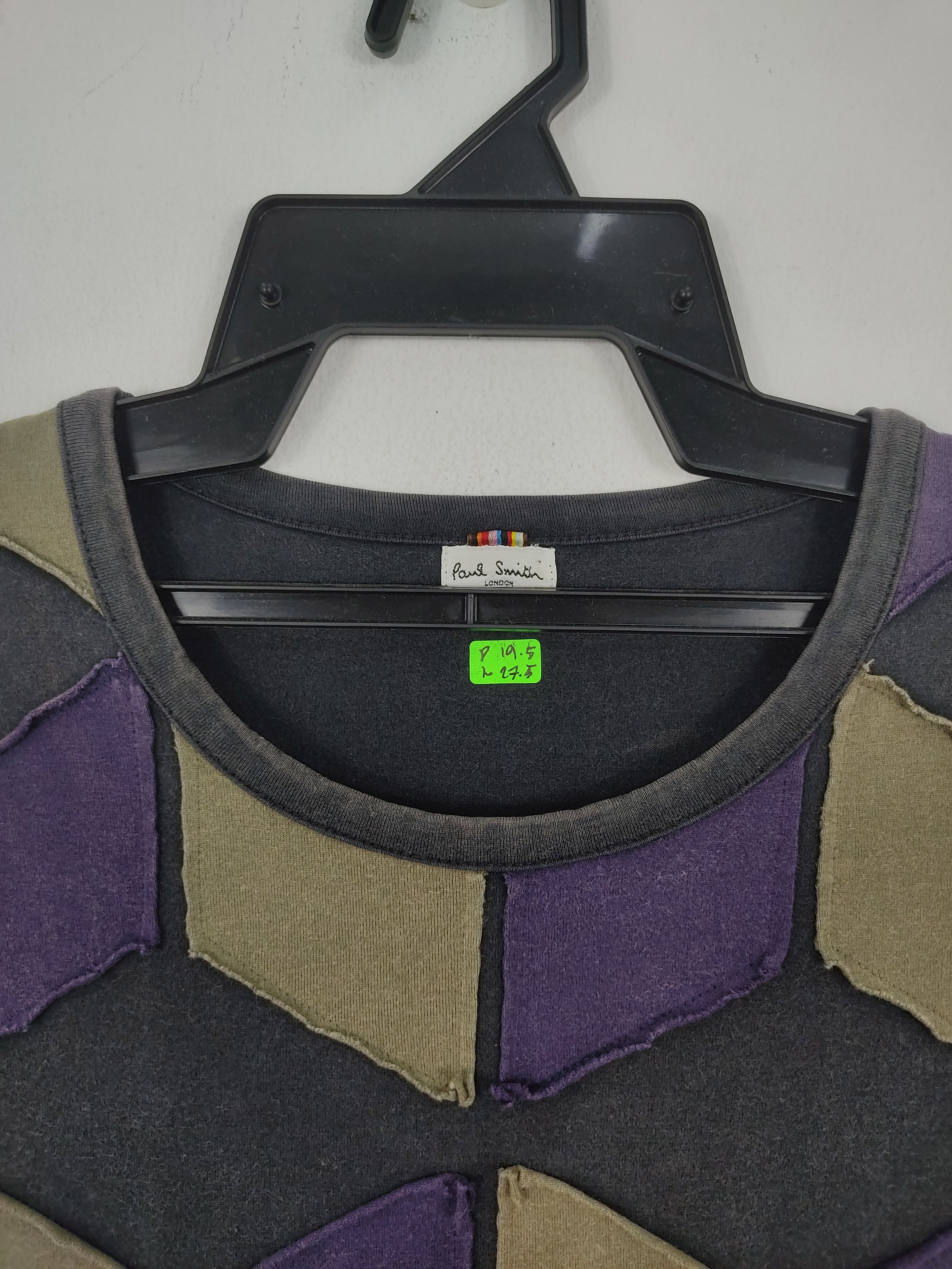 Paul Smith Vintage Paul Smith Patchwork Design T-Shirt Size US M / EU 48-50 / 2 - 4 Thumbnail