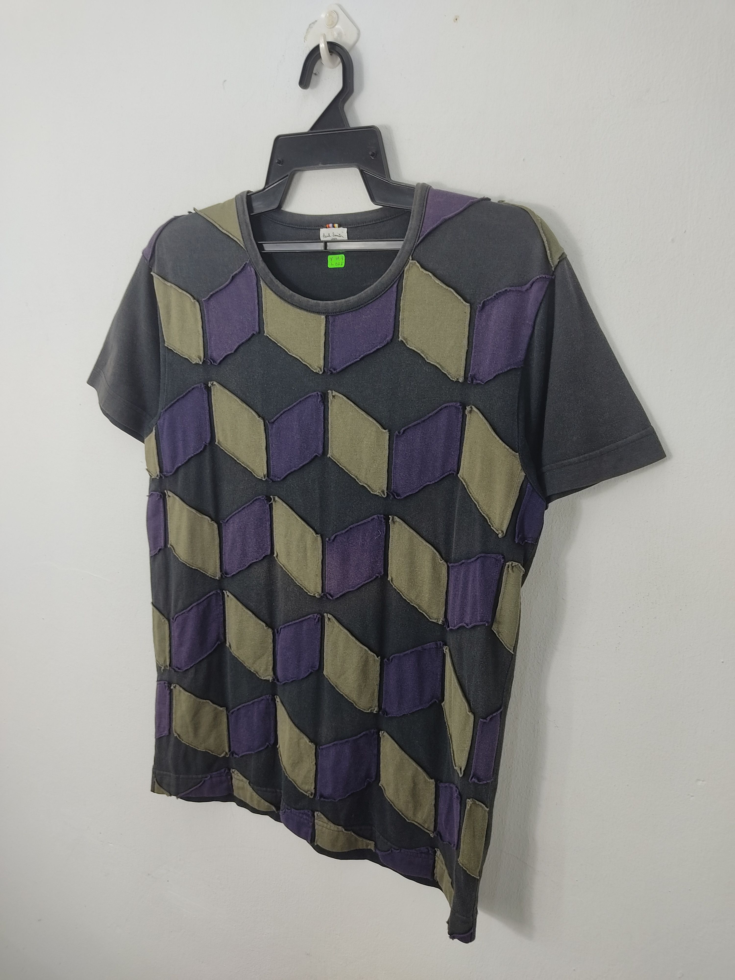 Paul Smith Vintage Paul Smith Patchwork Design T-Shirt Size US M / EU 48-50 / 2 - 2 Thumbnail