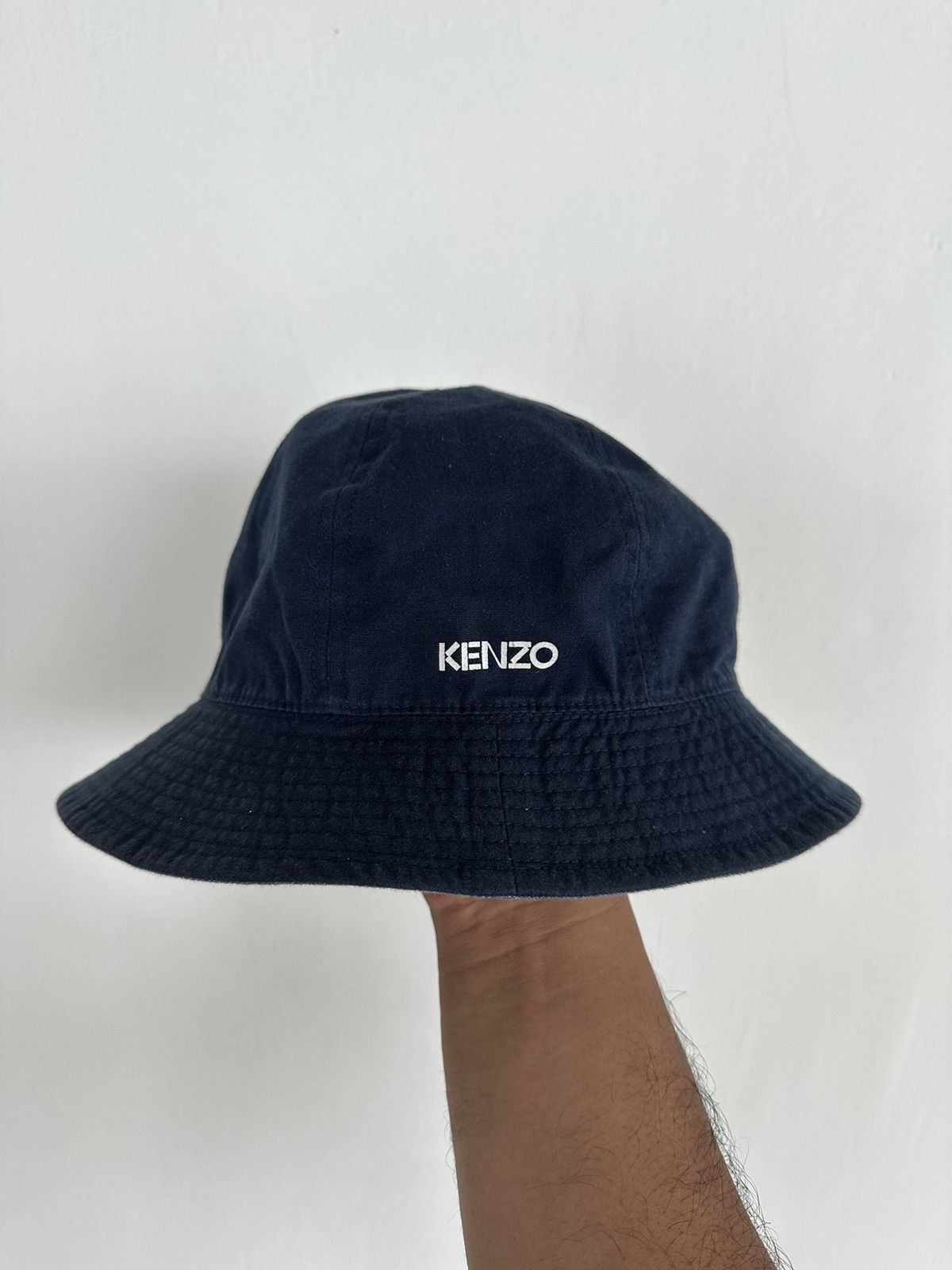 image of Reversible 2 In 1 Kenzo Bucket Hat in Black, Men's