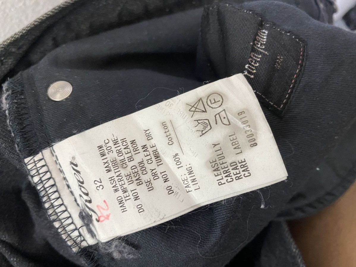 Japanese Brand × Roen Roen Distressed Black Denim Size US 32 / EU 48 - 9 Thumbnail