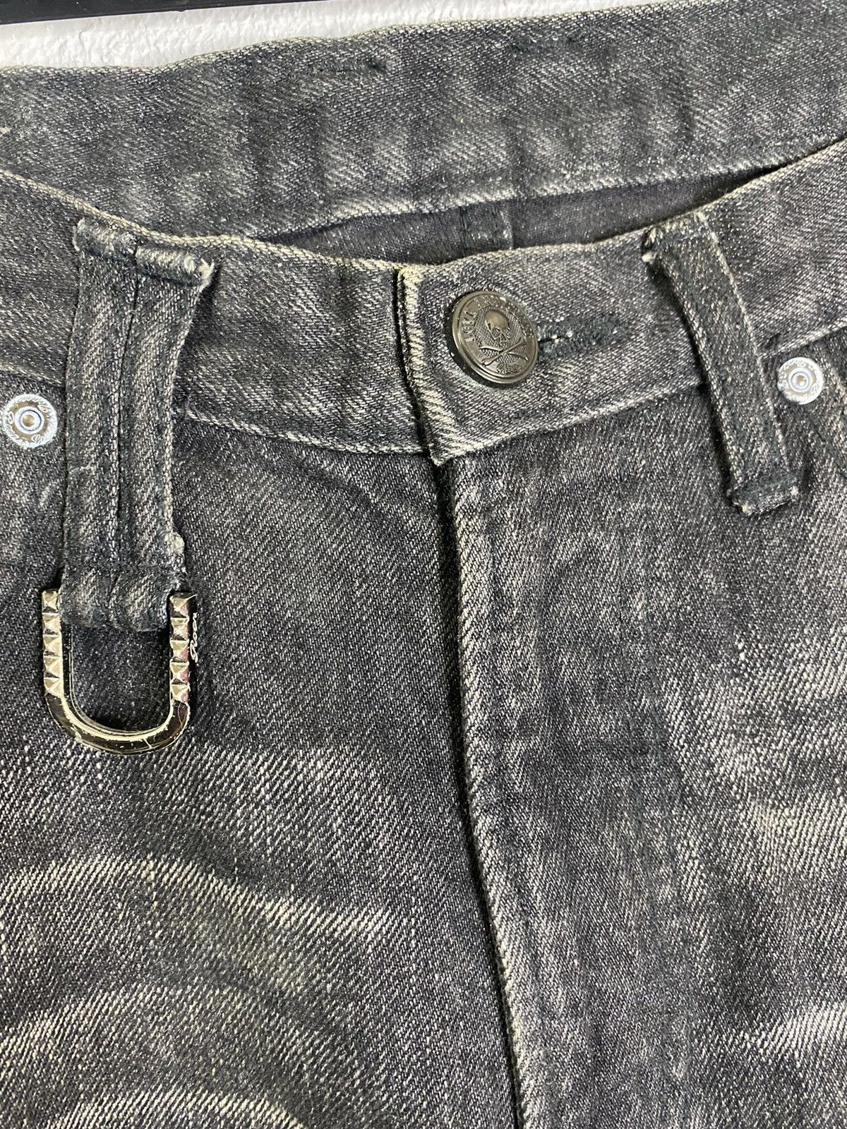 Japanese Brand × Roen Roen Distressed Black Denim Size US 32 / EU 48 - 10 Thumbnail